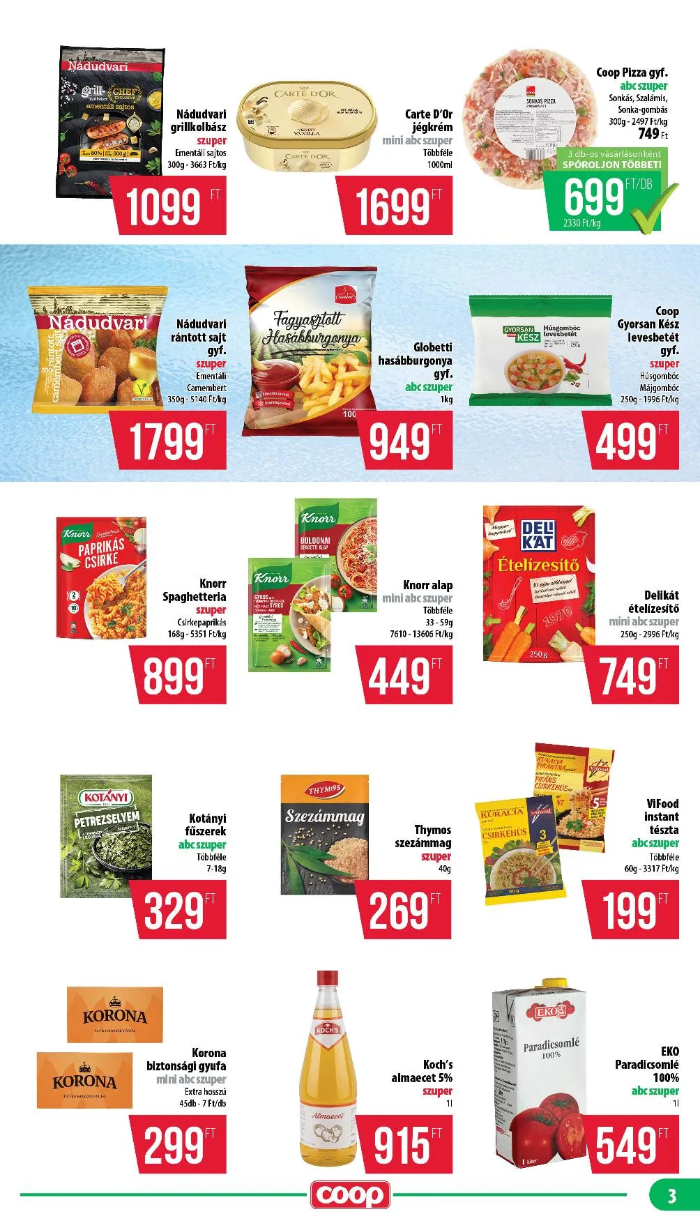 Coop akciós újság Nyírzem 08.21–09.03 – 3. oldal
