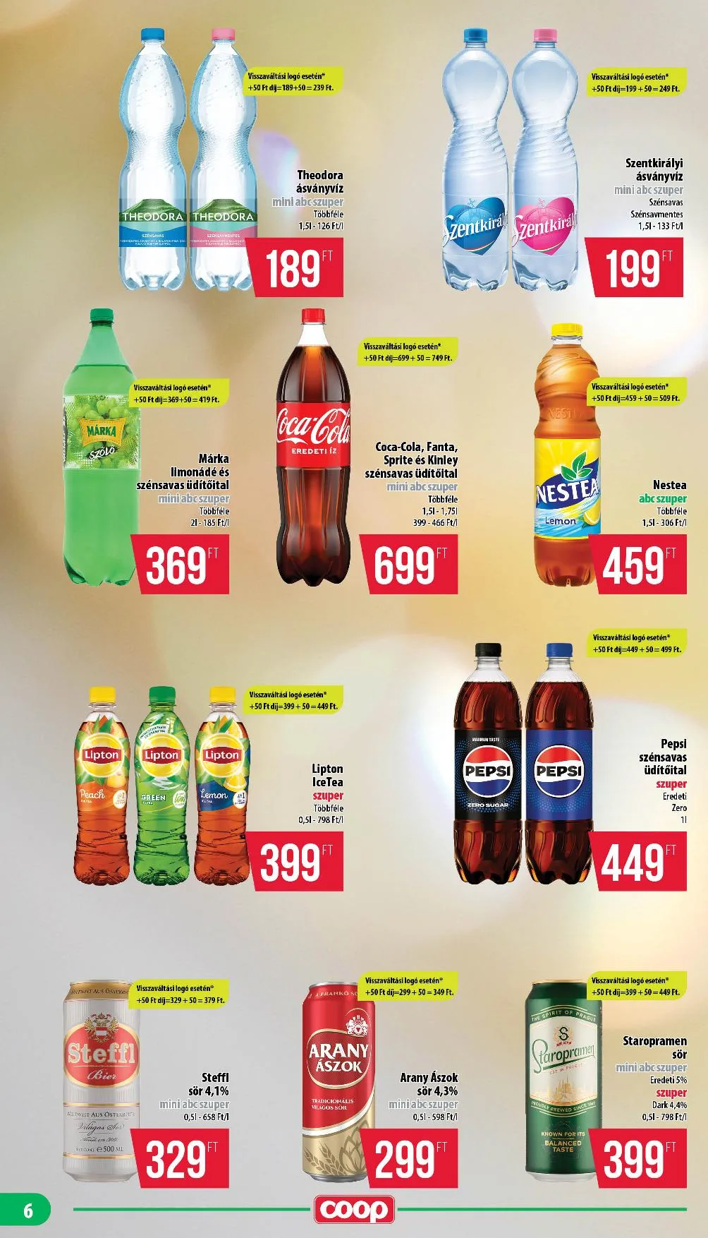 Coop akciós újság Nyírzem 08.21–09.03 – 6. oldal