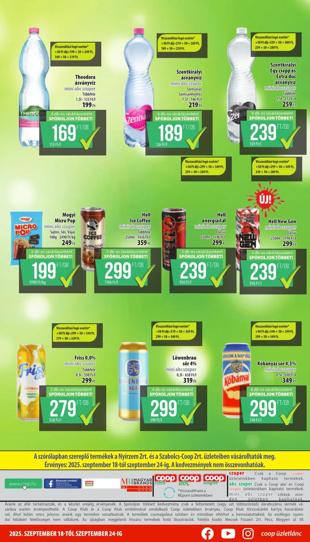 Coop akciós újság Nyírzem 09.18–09.24 – 8. oldal