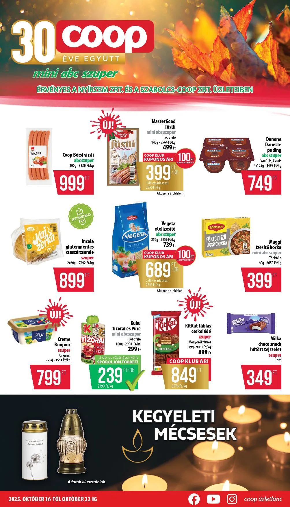 Coop akciós újság Nyírzem 10.16–10.22