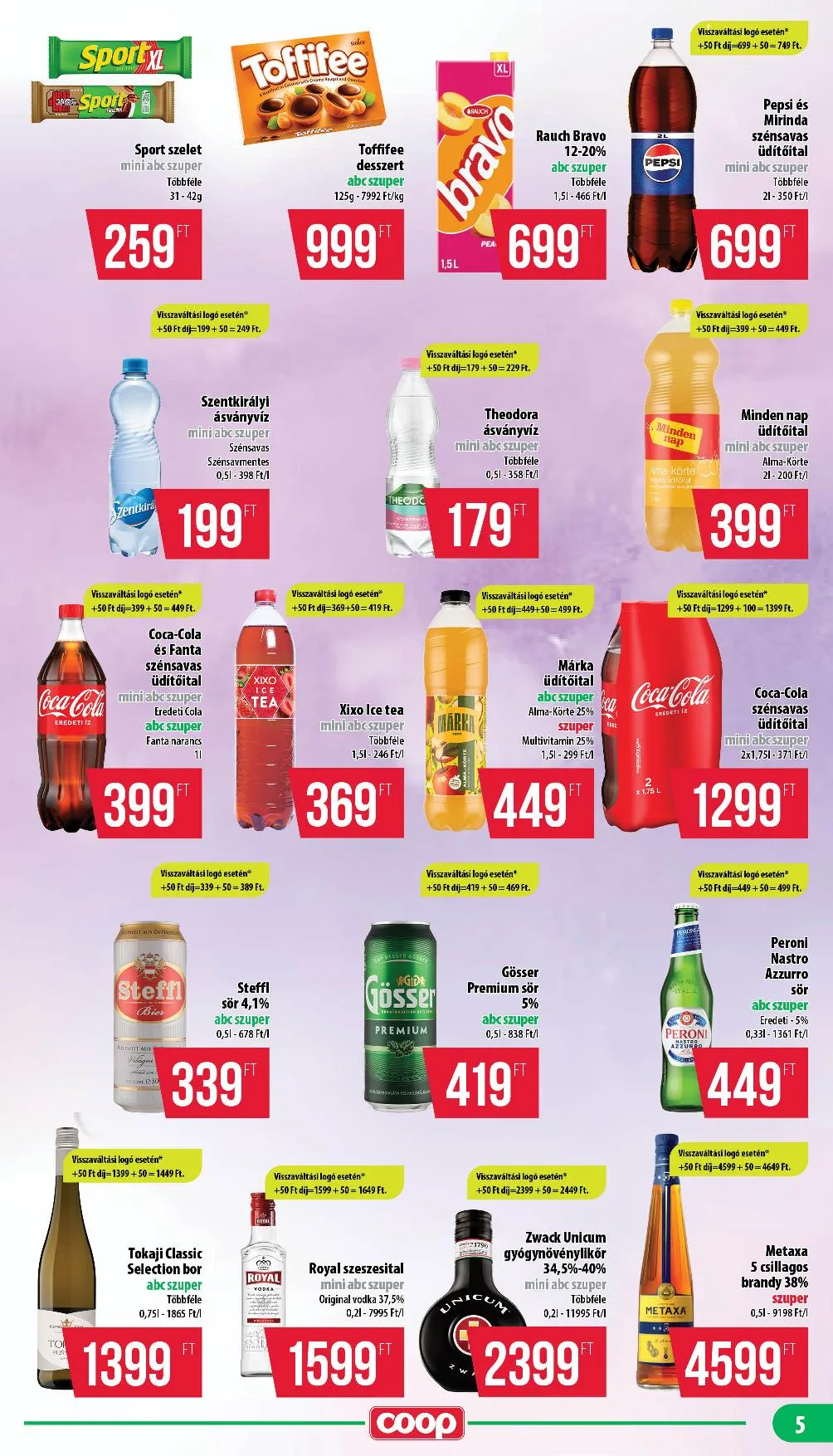Coop akciós újság Nyírzem 10.16–10.22 – 5. oldal