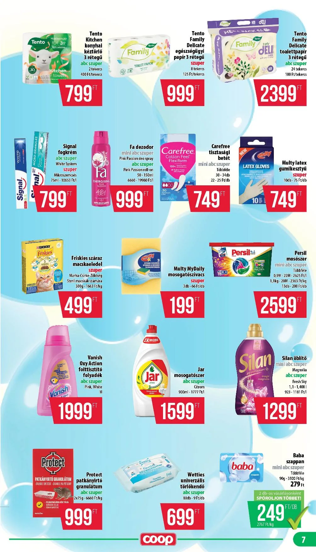 Coop akciós újság Nyírzem 10.16–10.22 – 7. oldal
