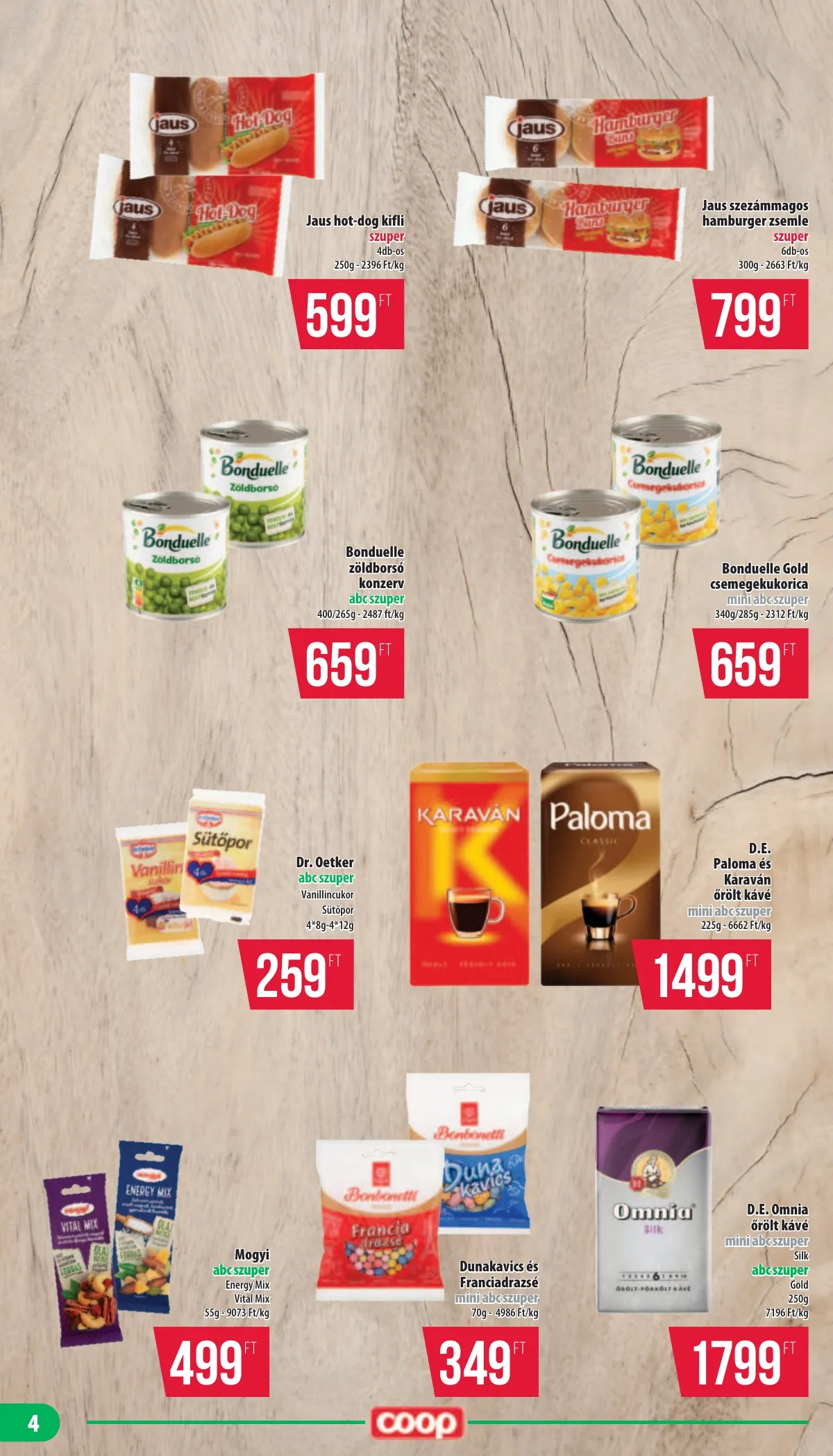 Coop akciós újság Nyírzem 10.24–10.29 – 4. oldal