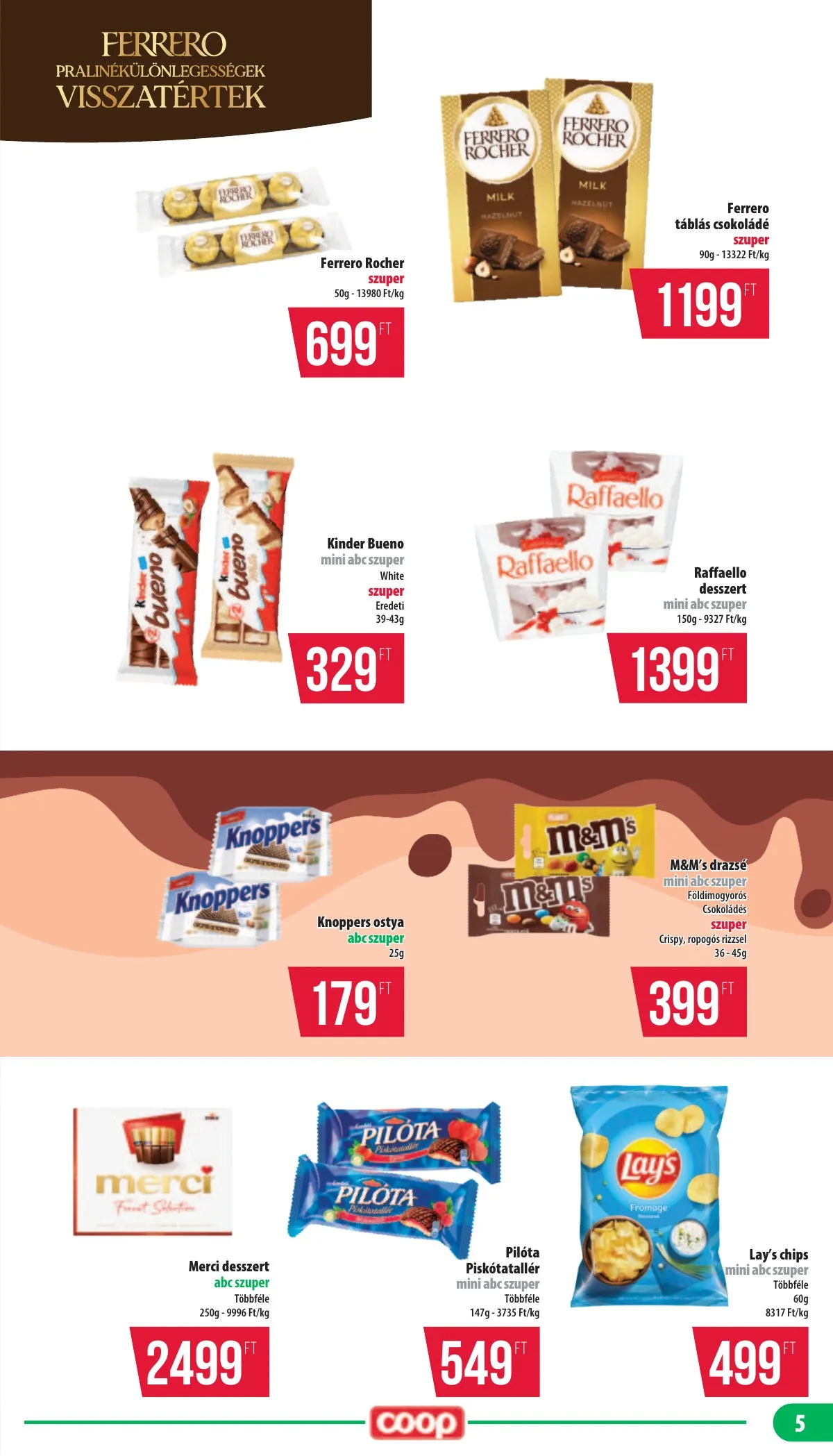 Coop akciós újság Nyírzem 10.24–10.29 – 5. oldal
