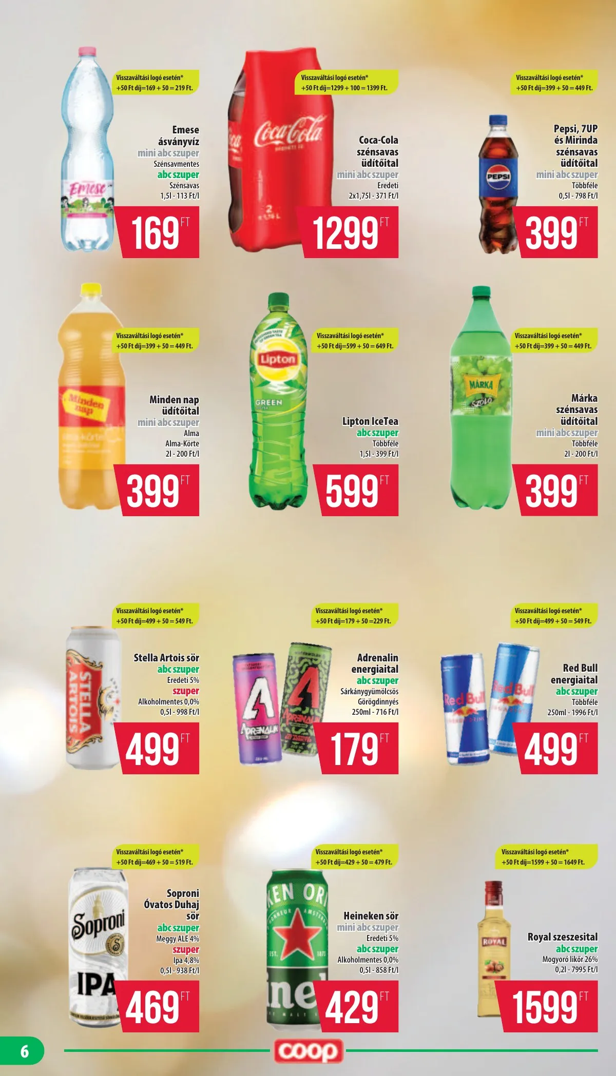 Coop akciós újság Nyírzem 10.24–10.29 – 6. oldal