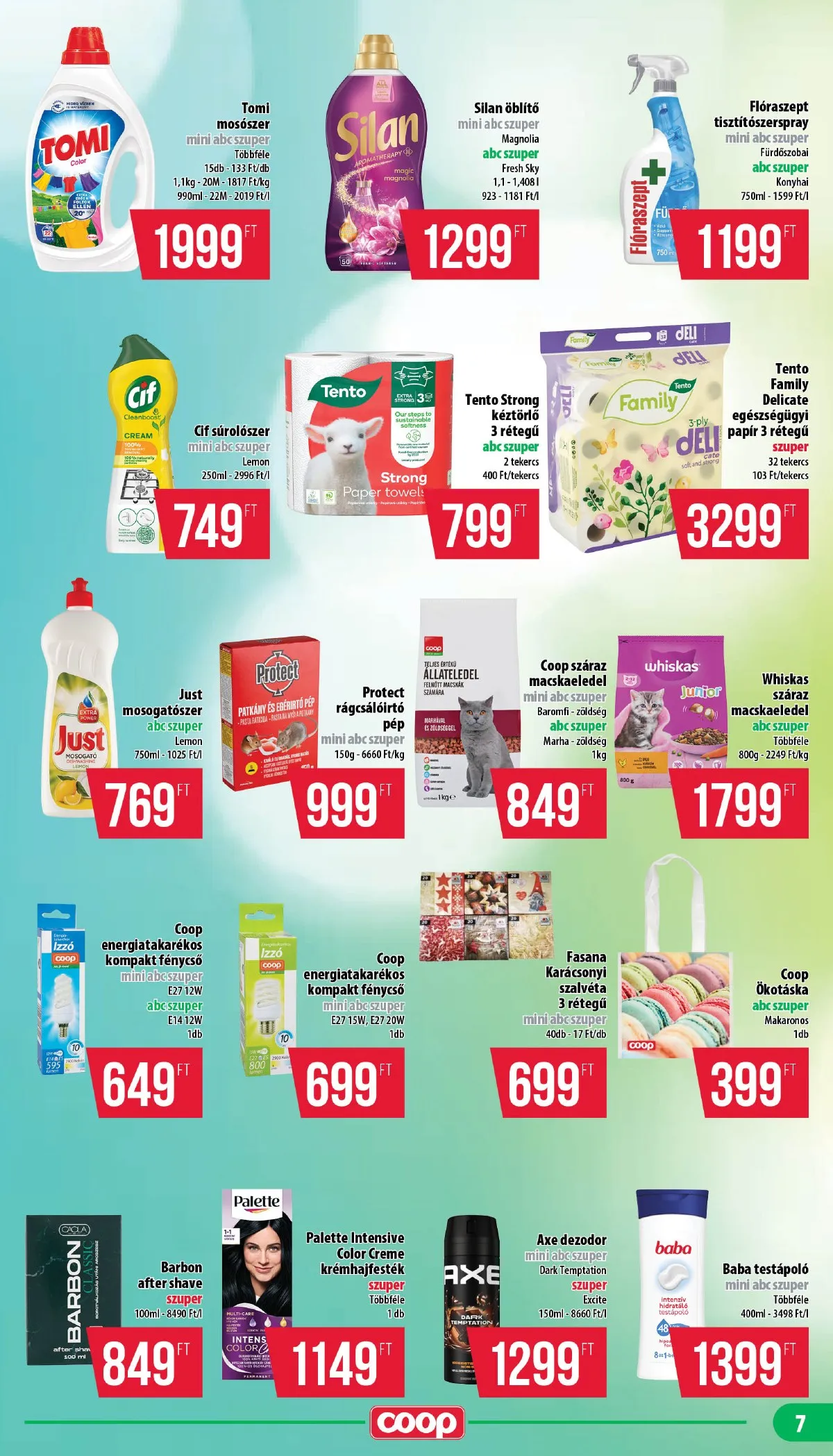 Coop akciós újság Nyírzem 11.13–11.19 – 7. oldal