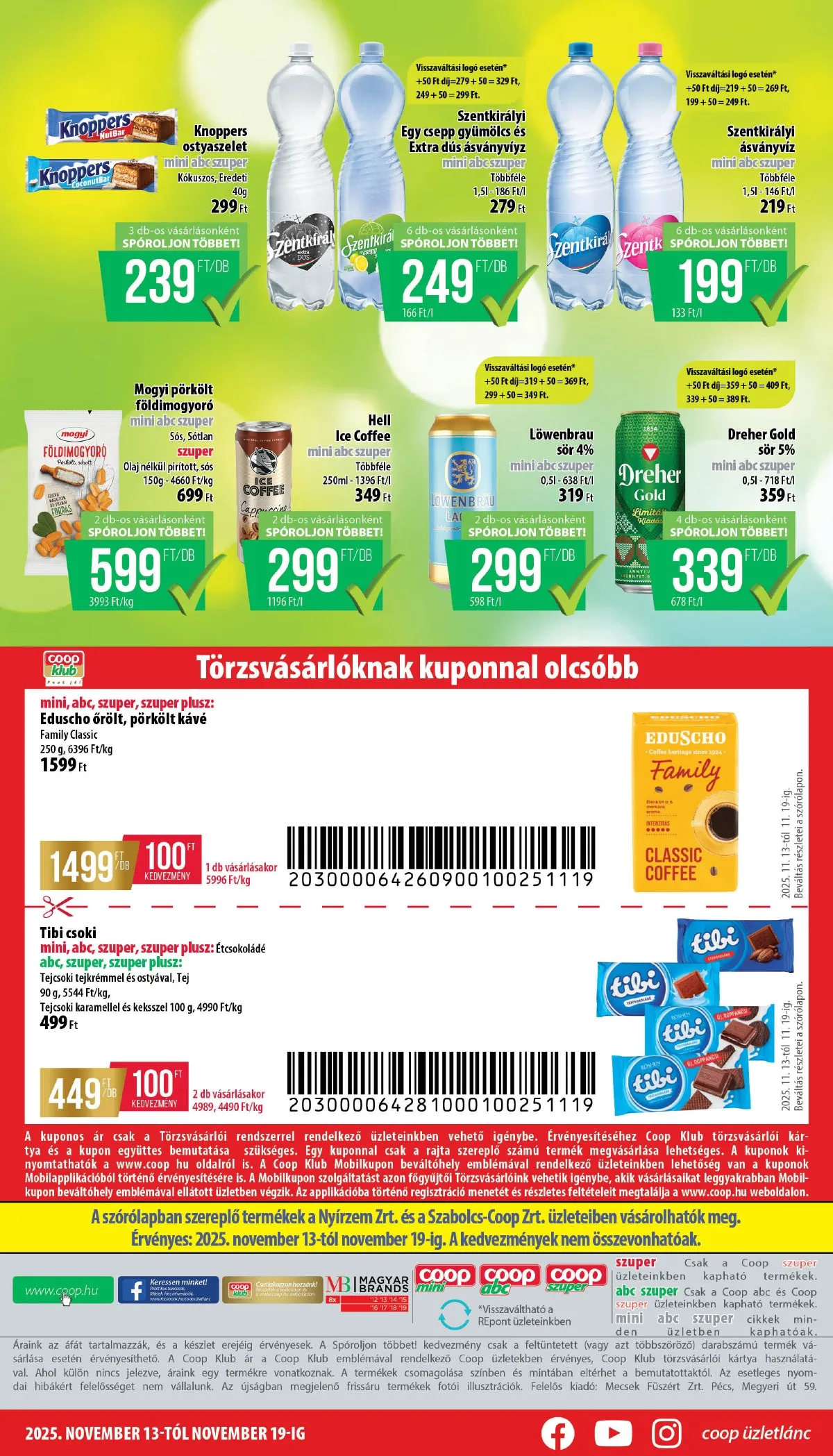 Coop akciós újság Nyírzem 11.13–11.19 – 8. oldal
