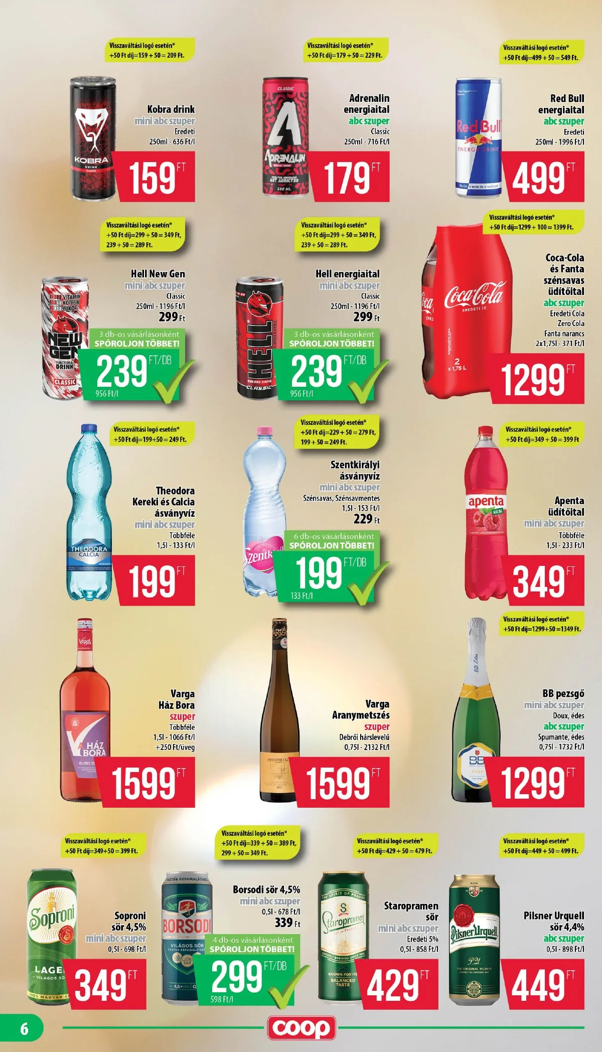 Coop akciós újság Nyírzem 12.18–12.31 – 6. oldal