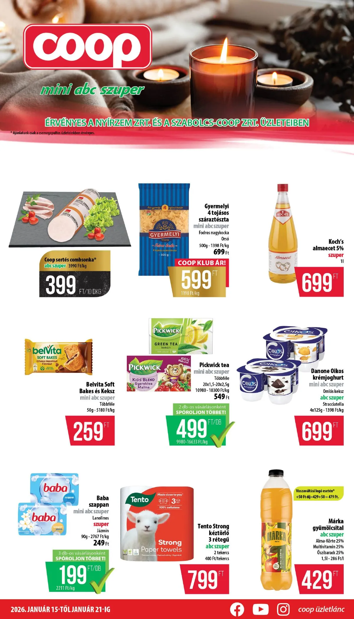 Coop akciós újság Nyírzem 01.15–01.21