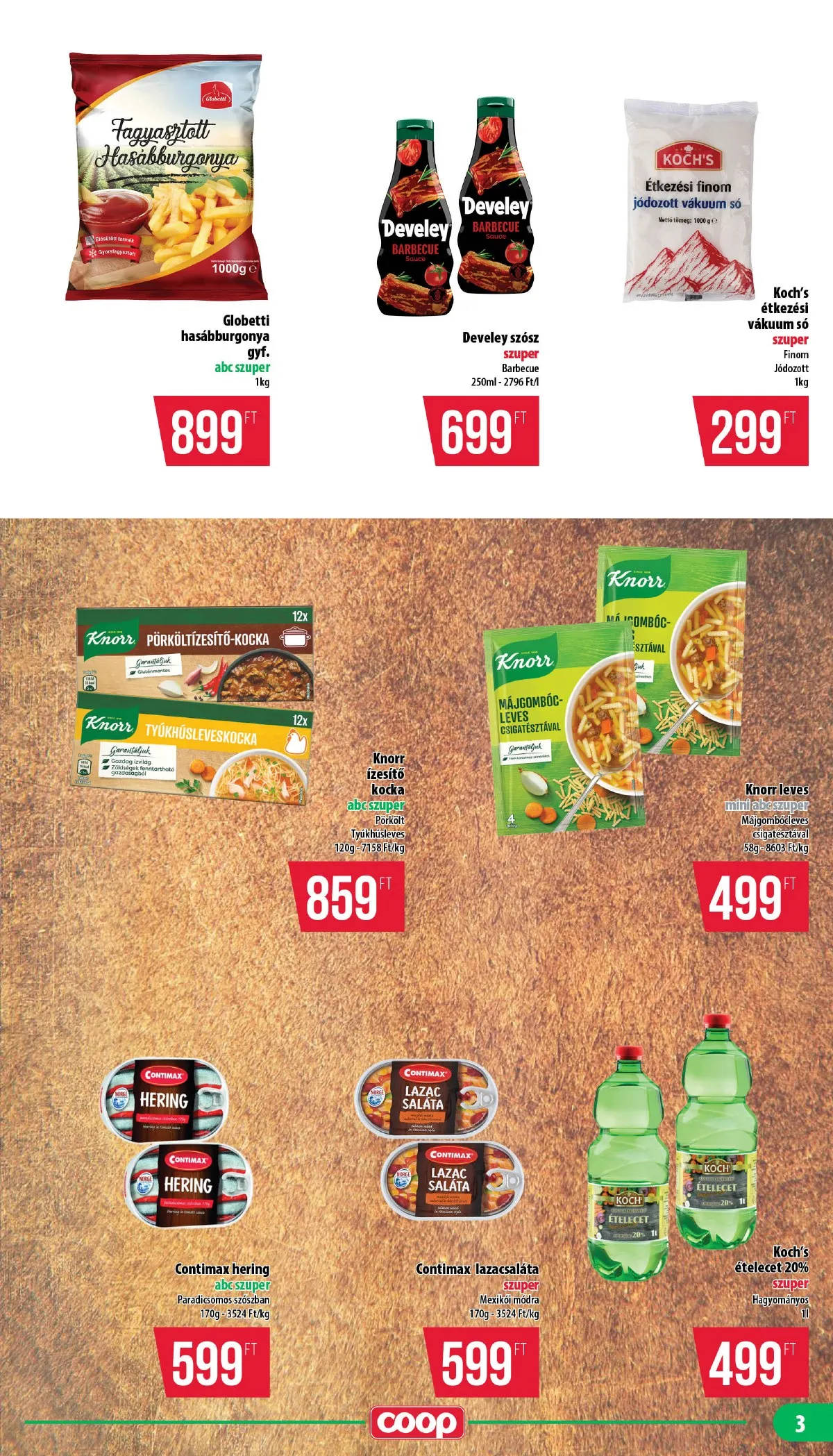 Coop akciós újság Nyírzem 01.15–01.21 – 3. oldal