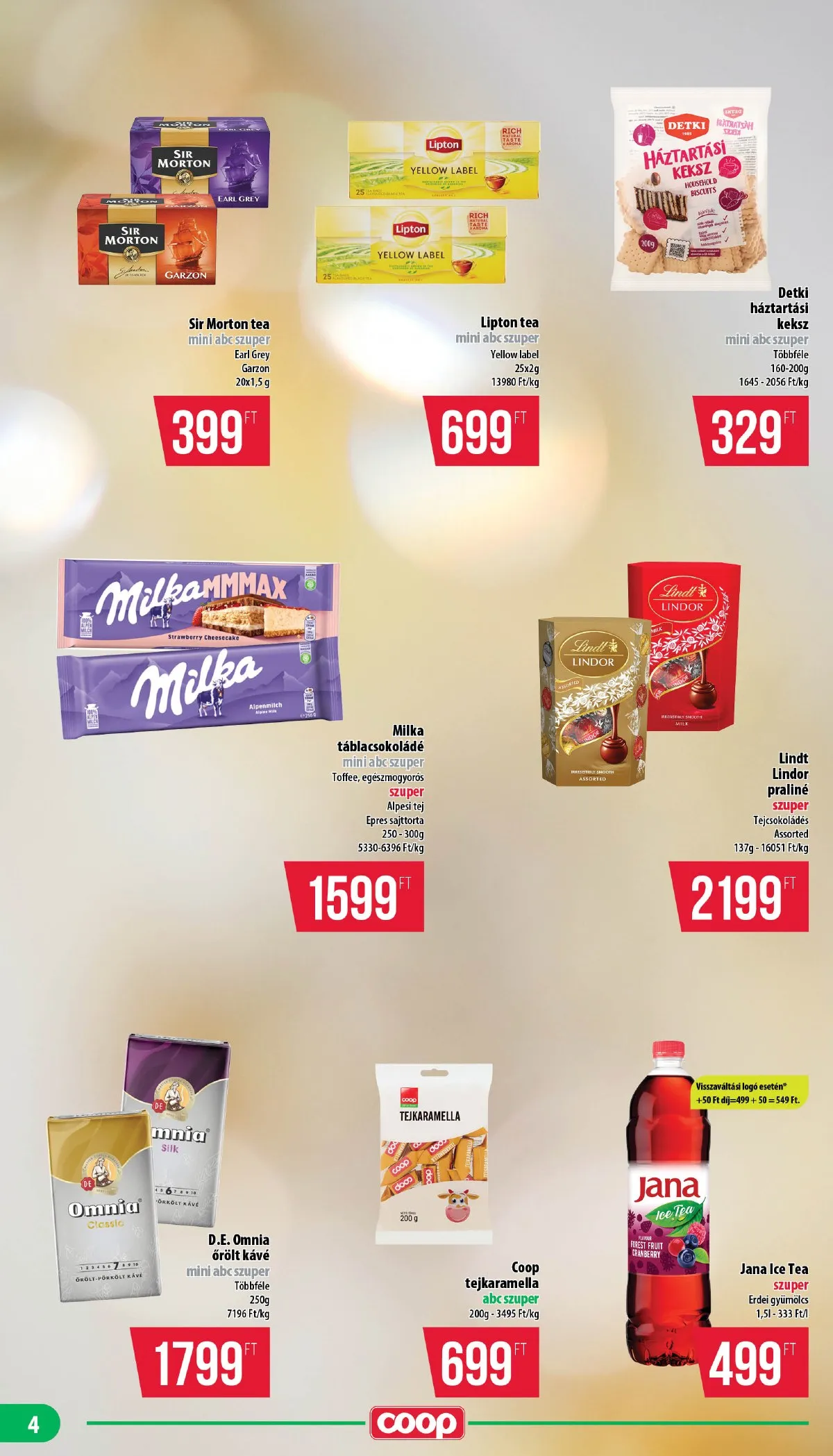 Coop akciós újság Nyírzem 01.15–01.21 – 4. oldal