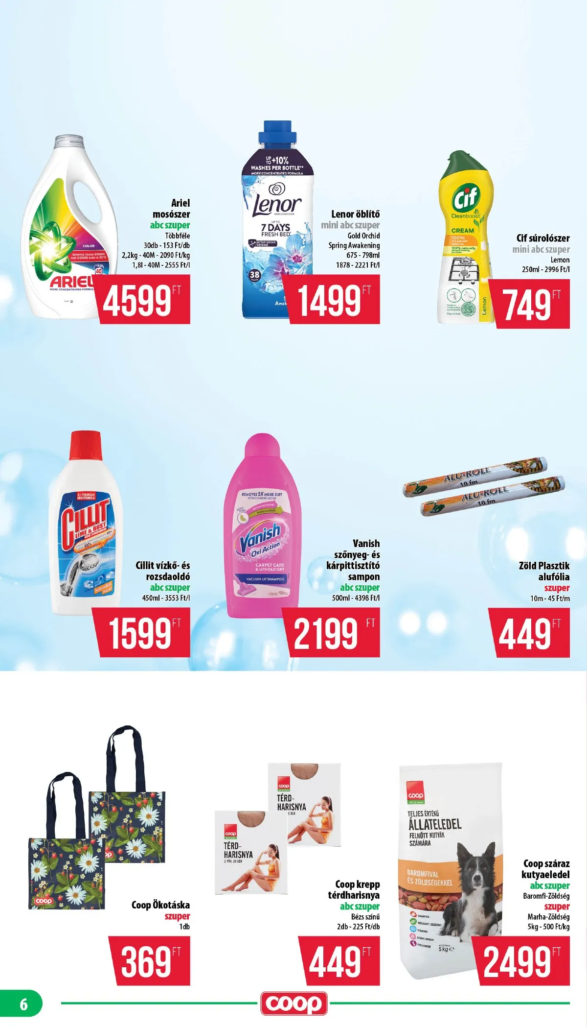 Coop akciós újság Nyírzem 01.15–01.21 – 6. oldal