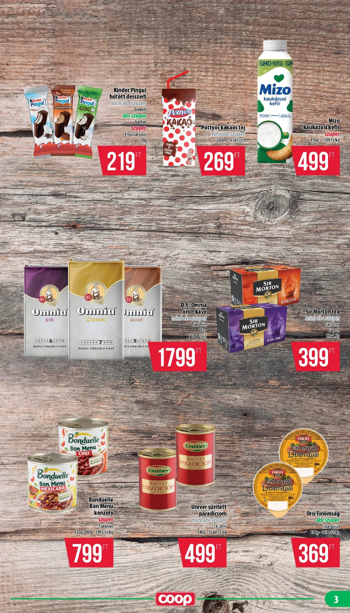 Coop akciós újság Nyírzem 01.22–01.28 – 3. oldal