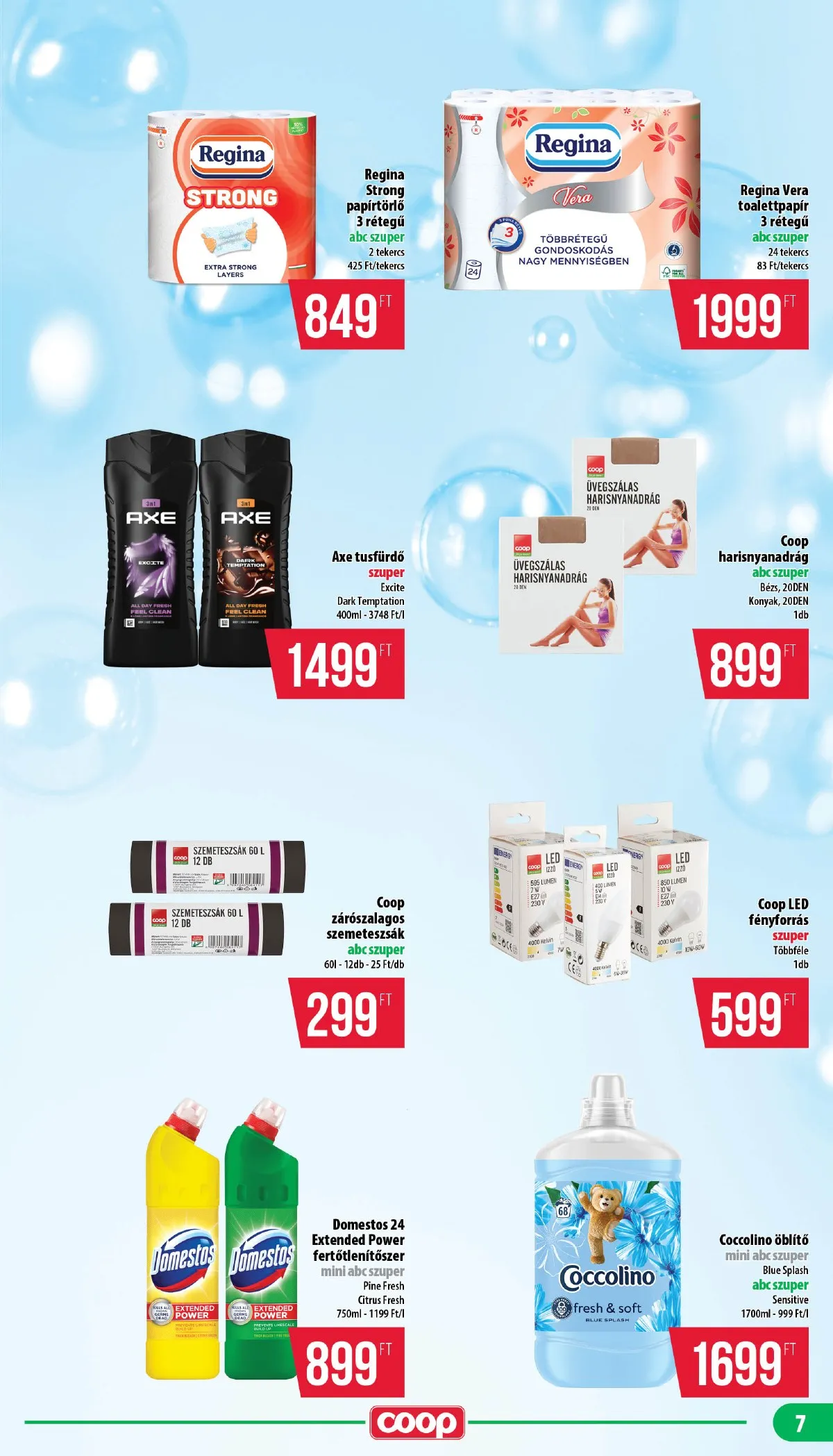 Coop akciós újság Nyírzem 01.22–01.28 – 7. oldal