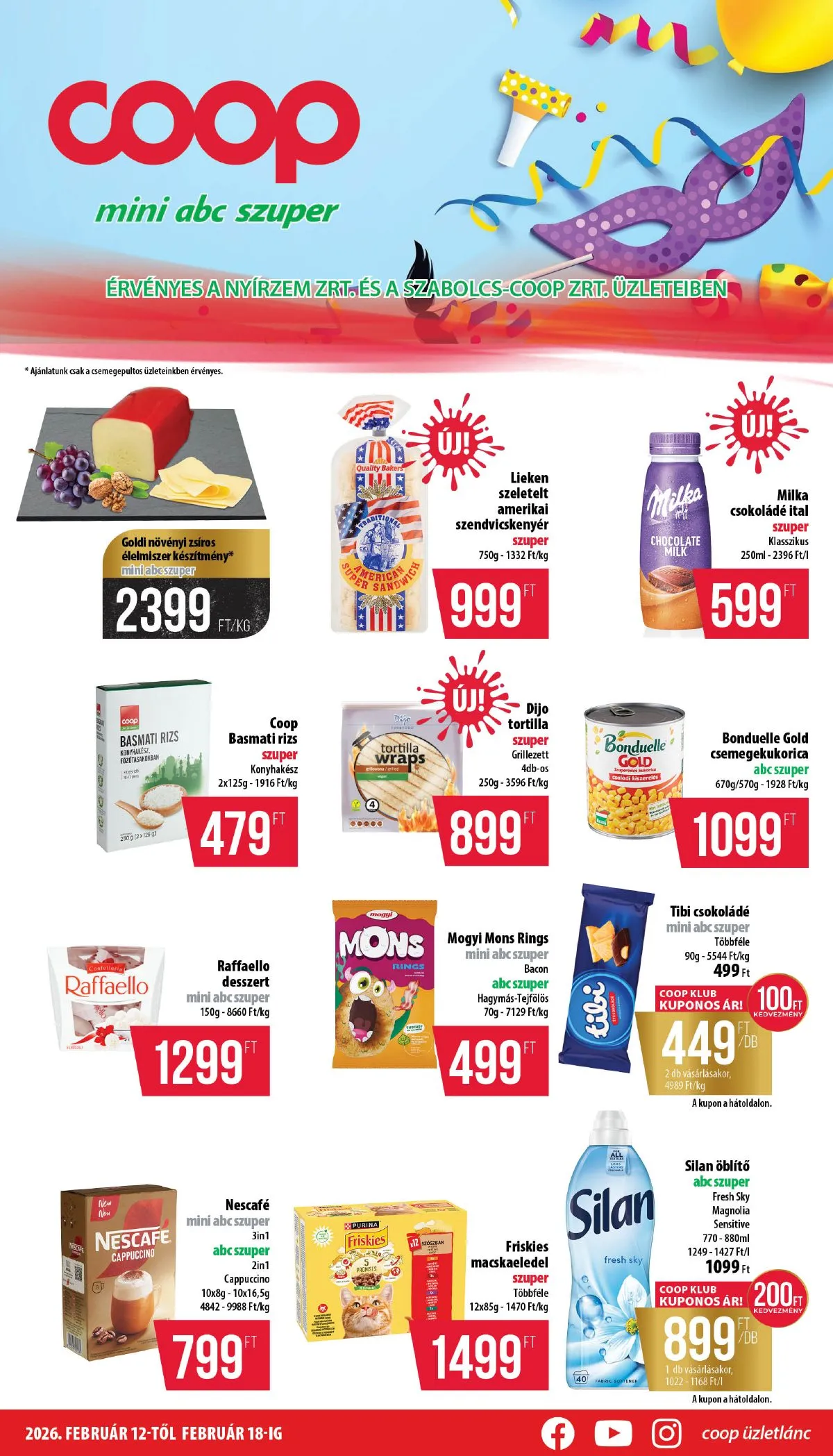 Coop akciós újság Nyírzem 02.12–02.18