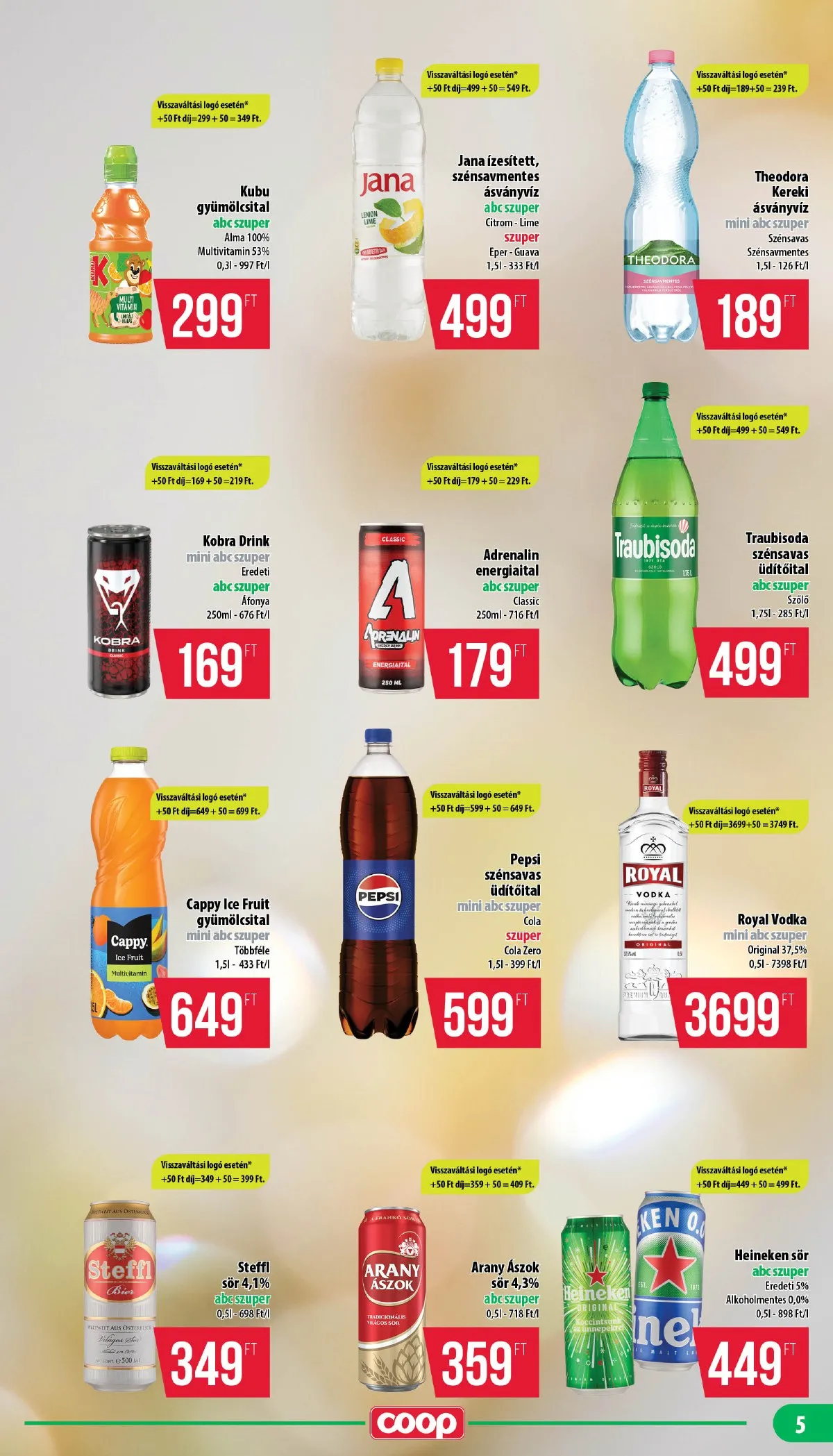 Coop akciós újság Nyírzem 02.12–02.18 – 5. oldal