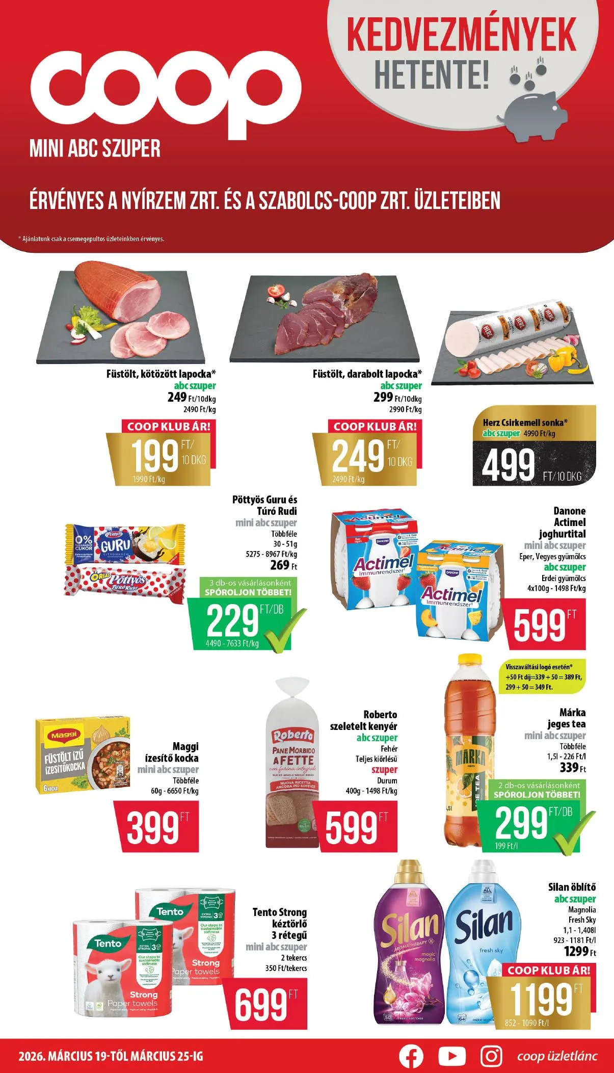 Coop akciós újság Nyírzem 03.19–03.25