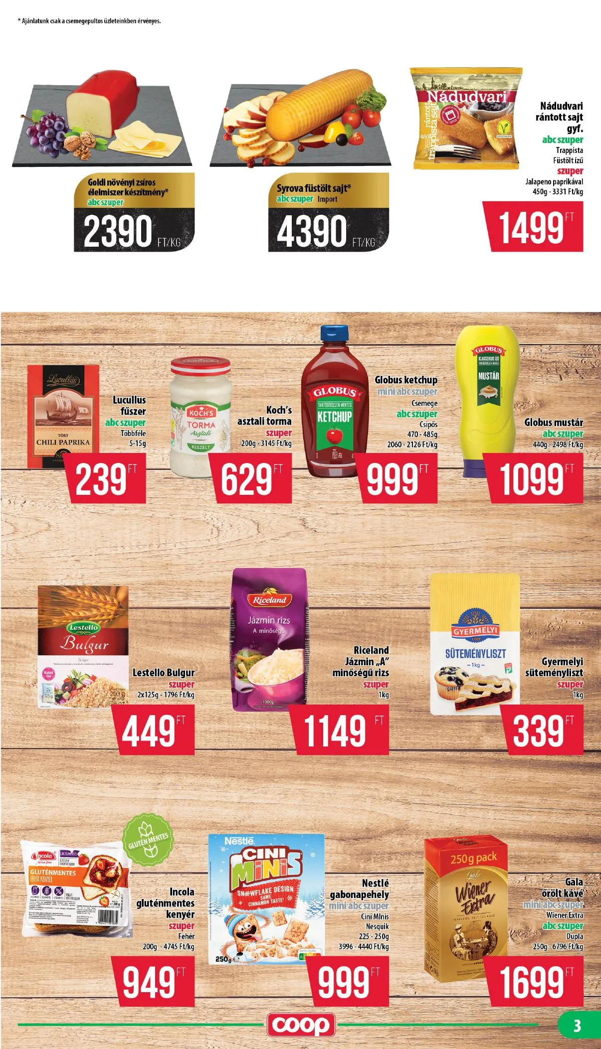 Coop akciós újság Nyírzem 03.19–03.25 – 3. oldal