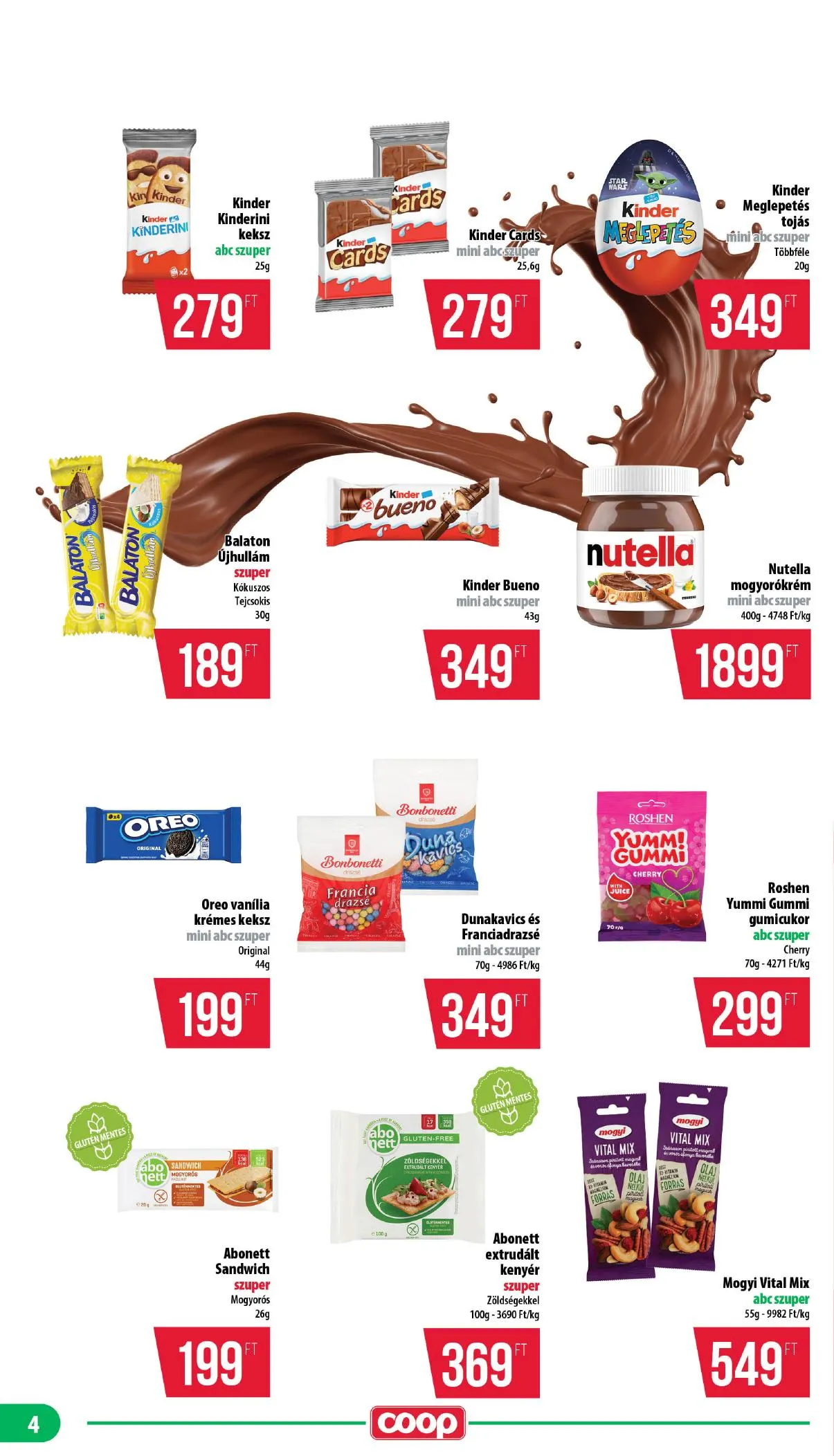 Coop akciós újság Nyírzem 03.19–03.25 – 4. oldal