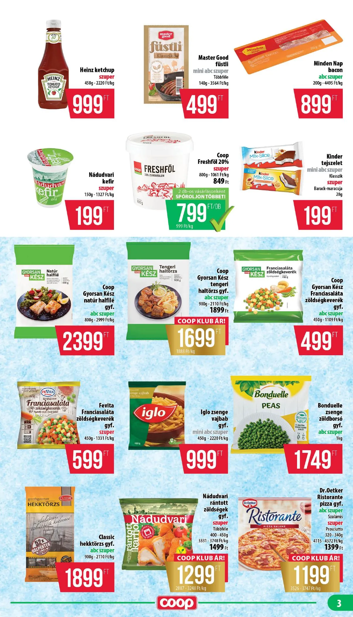 Coop akciós újság Nyírzem 03.26–04.01 – 3. oldal