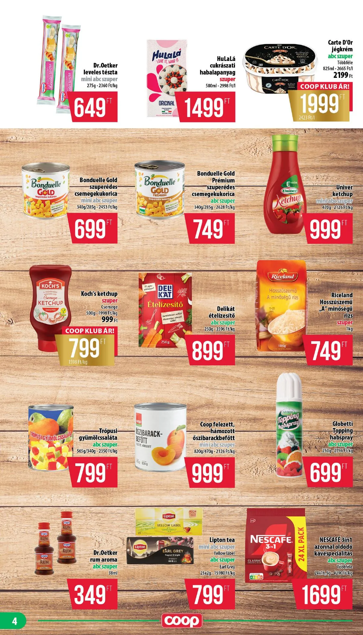Coop akciós újság Nyírzem 03.26–04.01 – 4. oldal