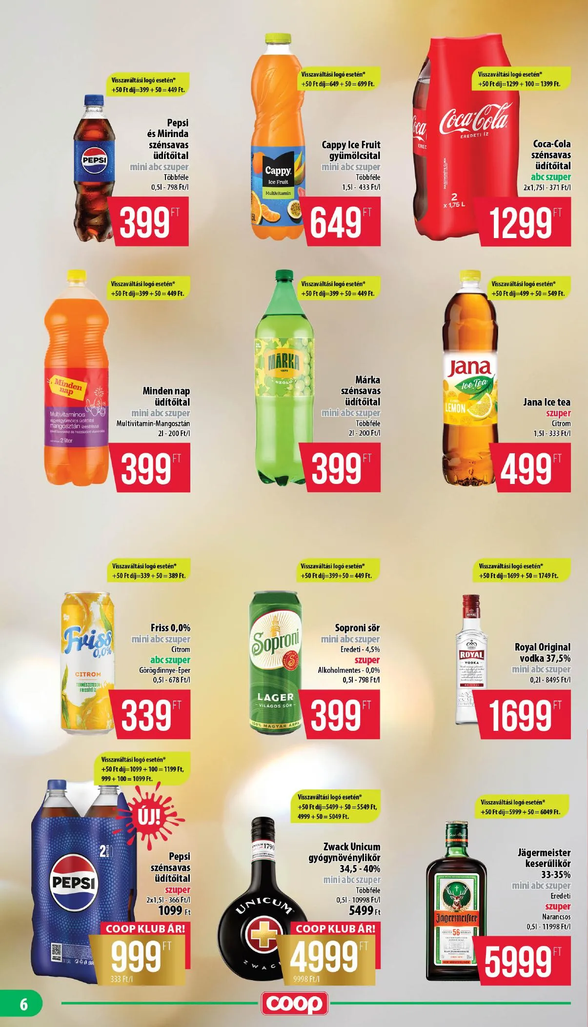 Coop akciós újság Nyírzem 03.26–04.01 – 6. oldal