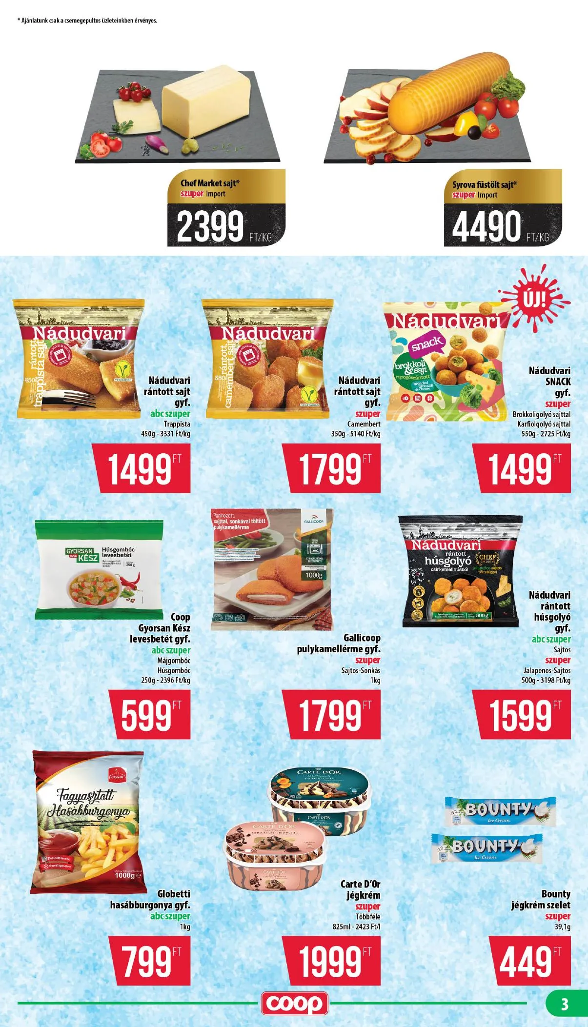 Coop akciós újság Nyírzem 04.16–04.22 – 3. oldal