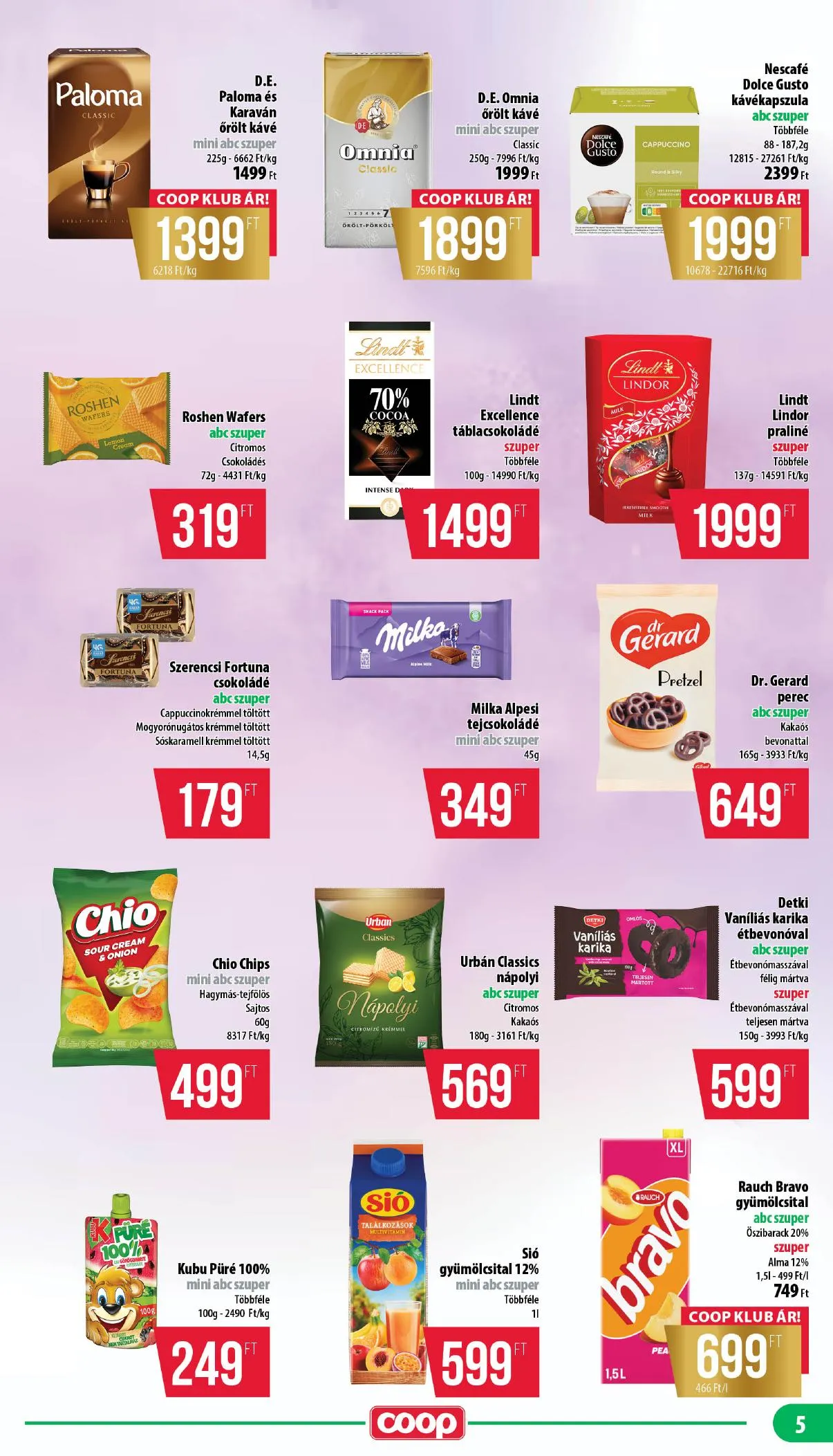 Coop akciós újság Nyírzem 04.16–04.22 – 5. oldal