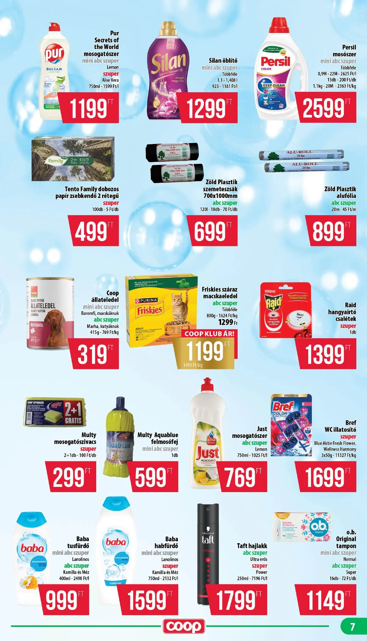 Coop akciós újság Nyírzem 04.16–04.22 – 7. oldal