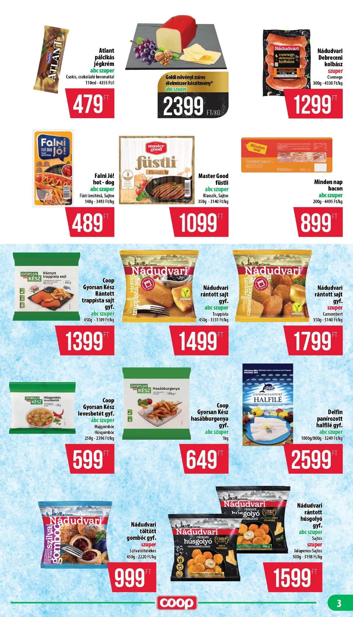 Coop akciós újság Nyírzem 04.23–04.29 – 3. oldal