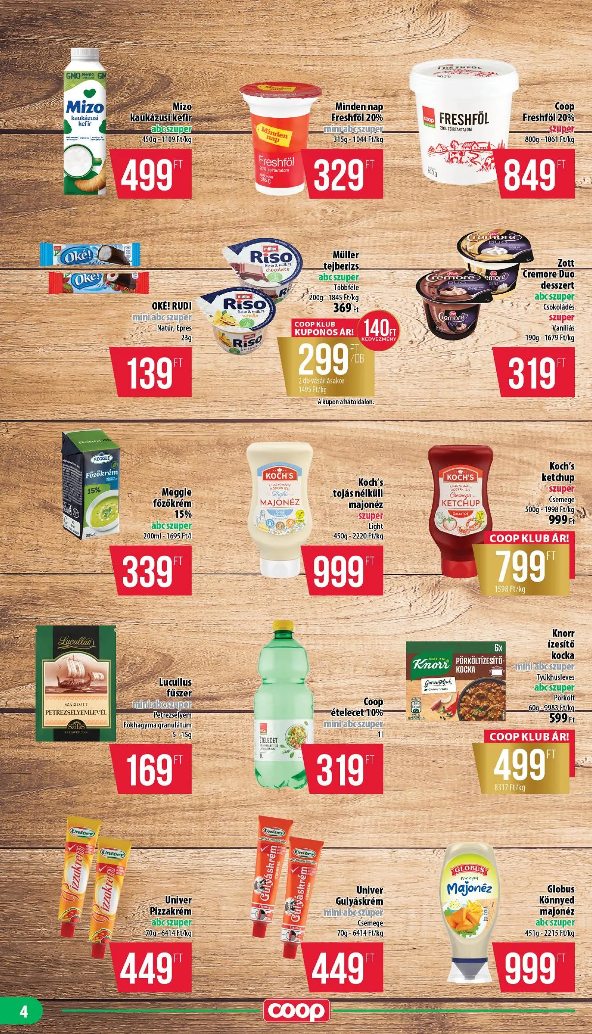 Coop akciós újság Nyírzem 04.23–04.29 – 4. oldal