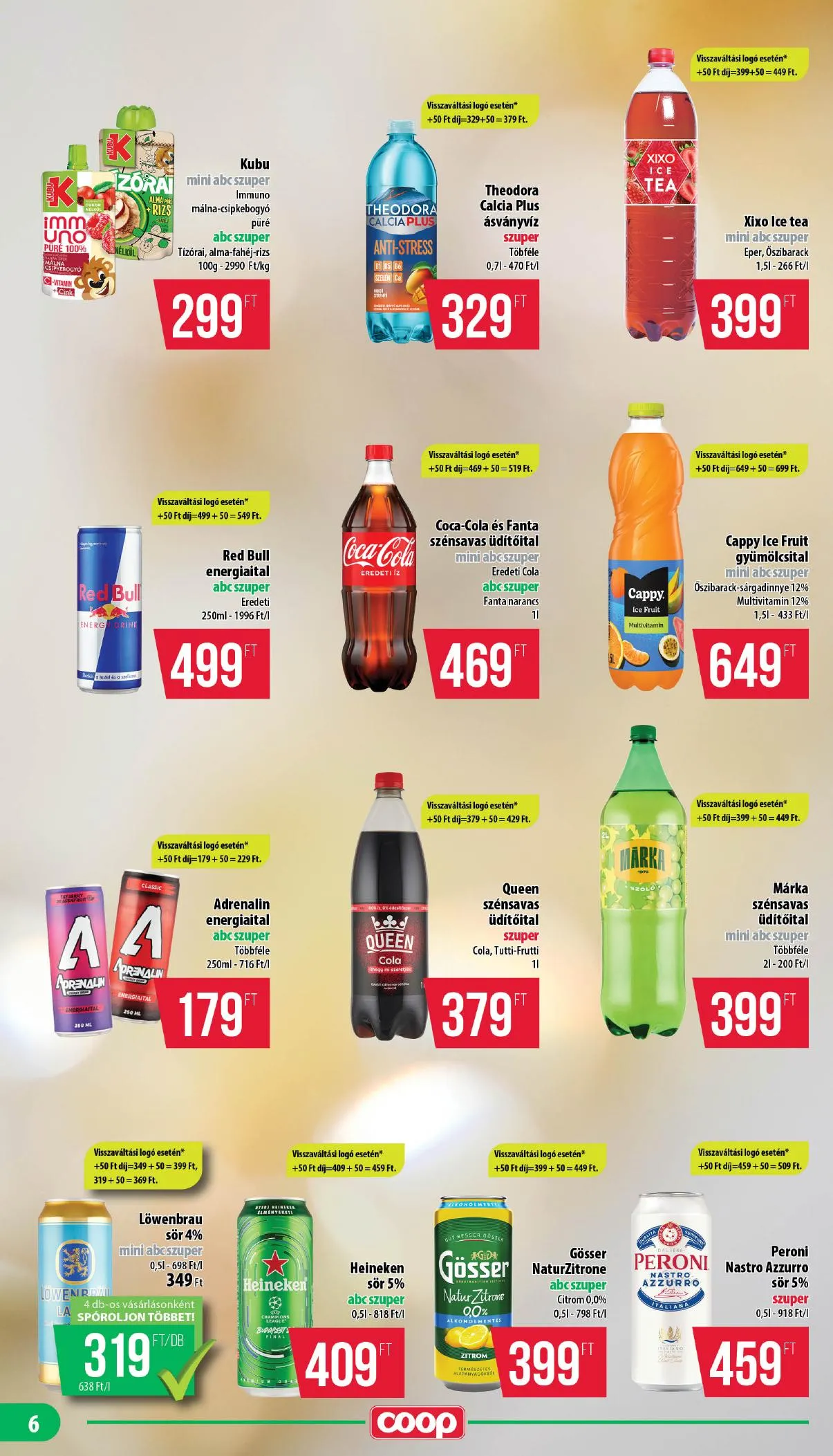 Coop akciós újság Nyírzem 04.23–04.29 – 6. oldal