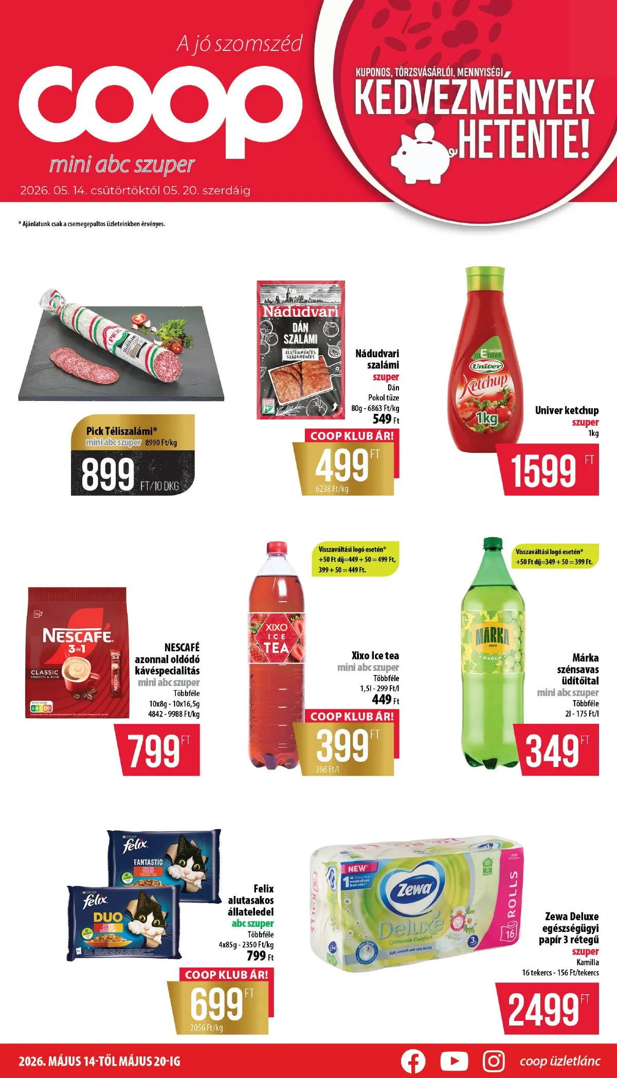 Coop akciós újság Nyírzem 05.14–05.20
