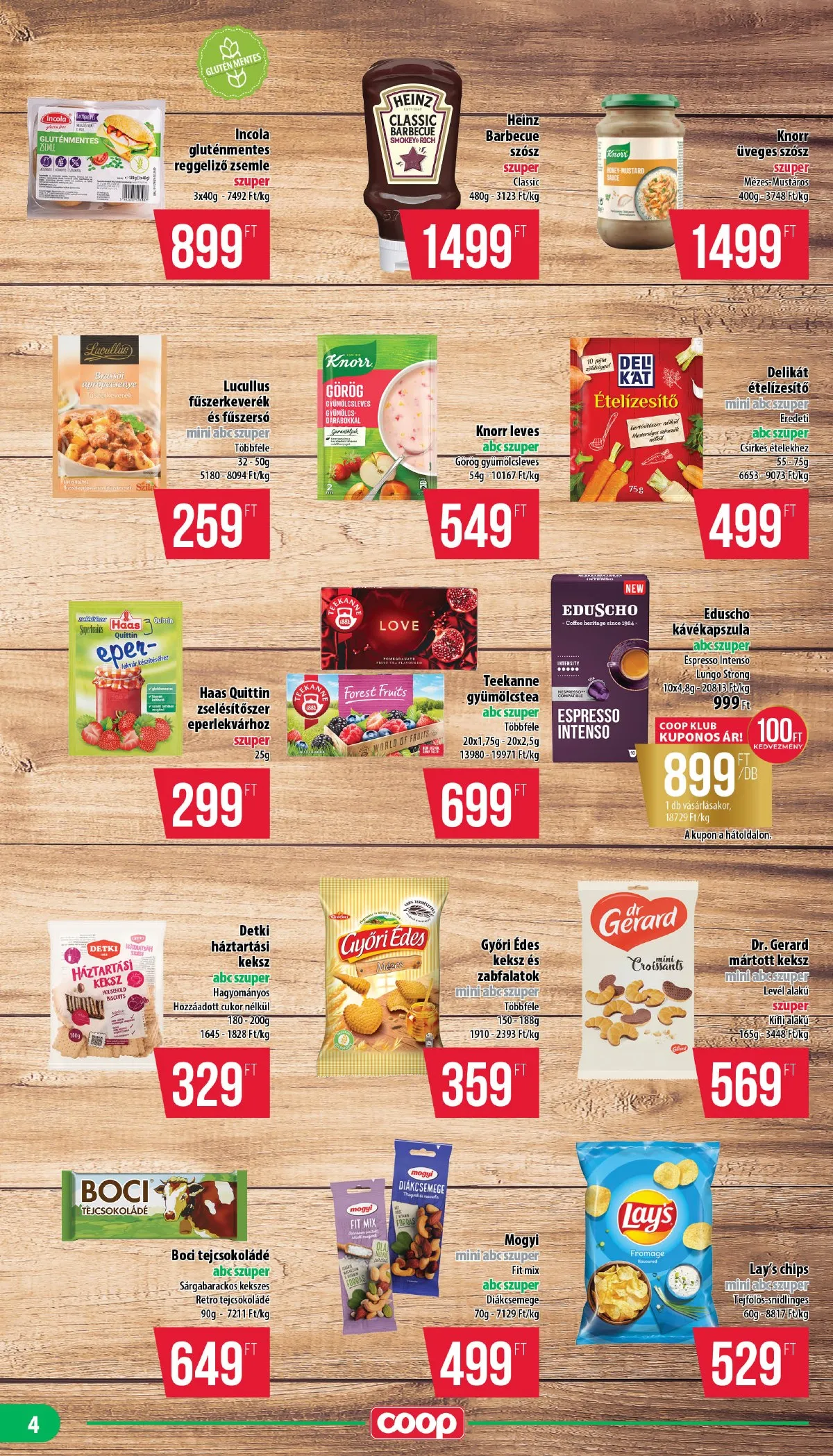 Coop akciós újság Nyírzem 05.14–05.20 – 4. oldal