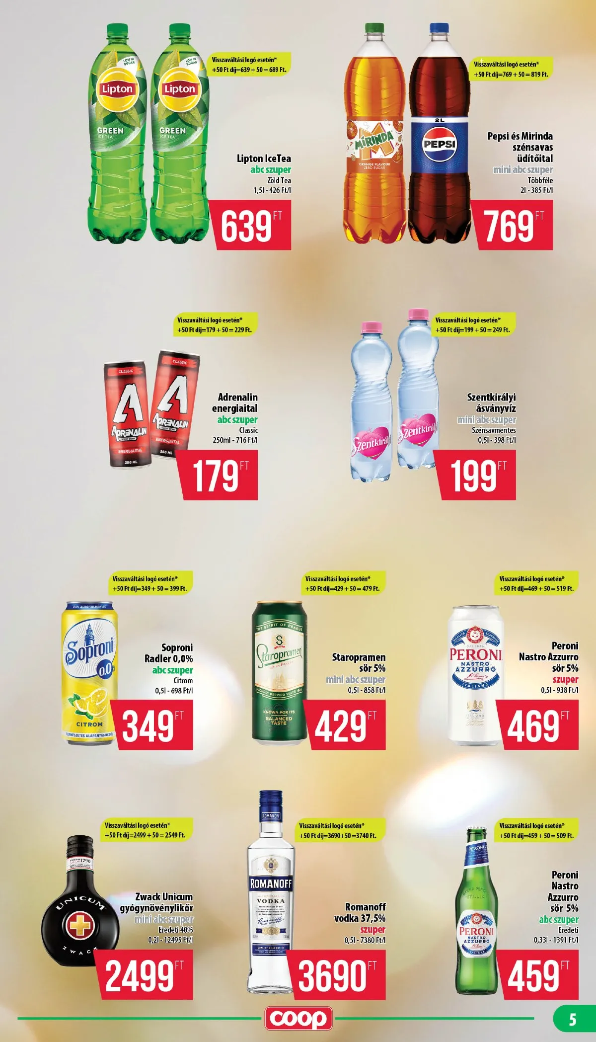 Coop akciós újság Nyírzem 05.14–05.20 – 5. oldal