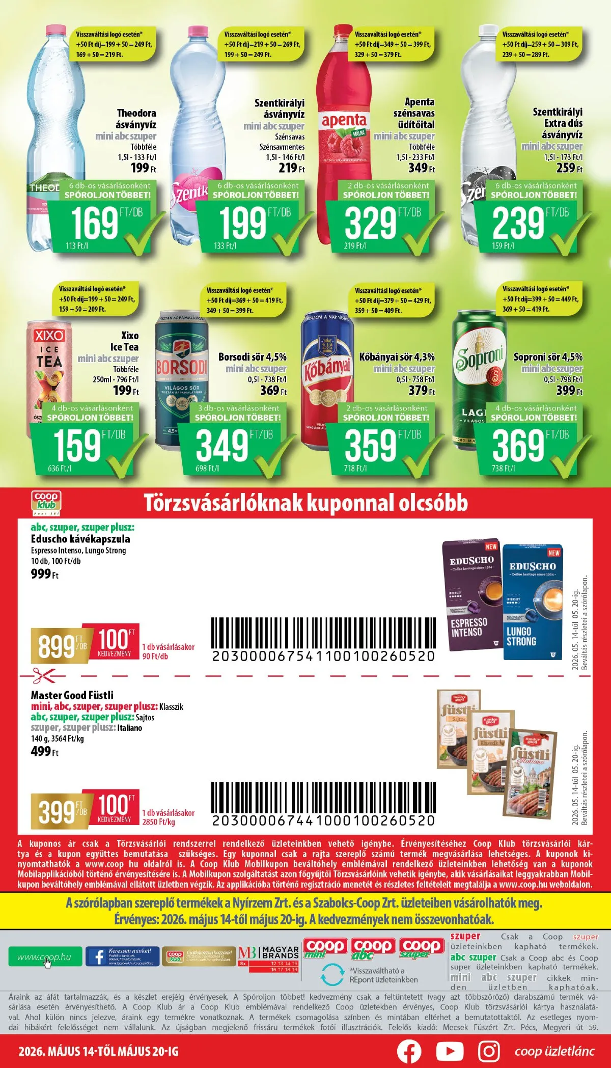 Coop akciós újság Nyírzem 05.14–05.20 – 8. oldal