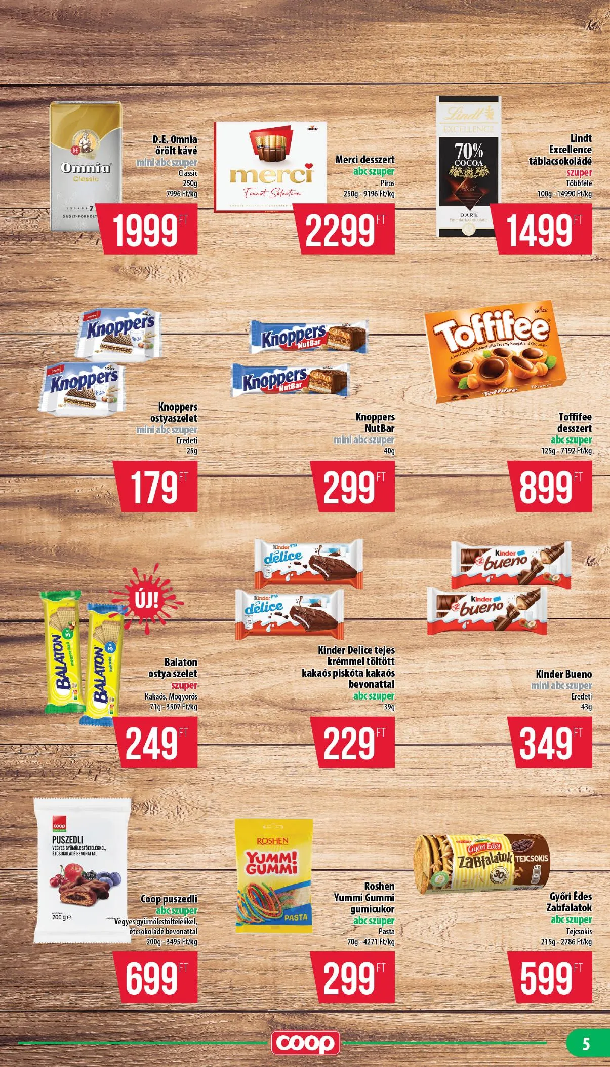 Coop akciós újság Nyírzem 05.21–06.03 – 5. oldal