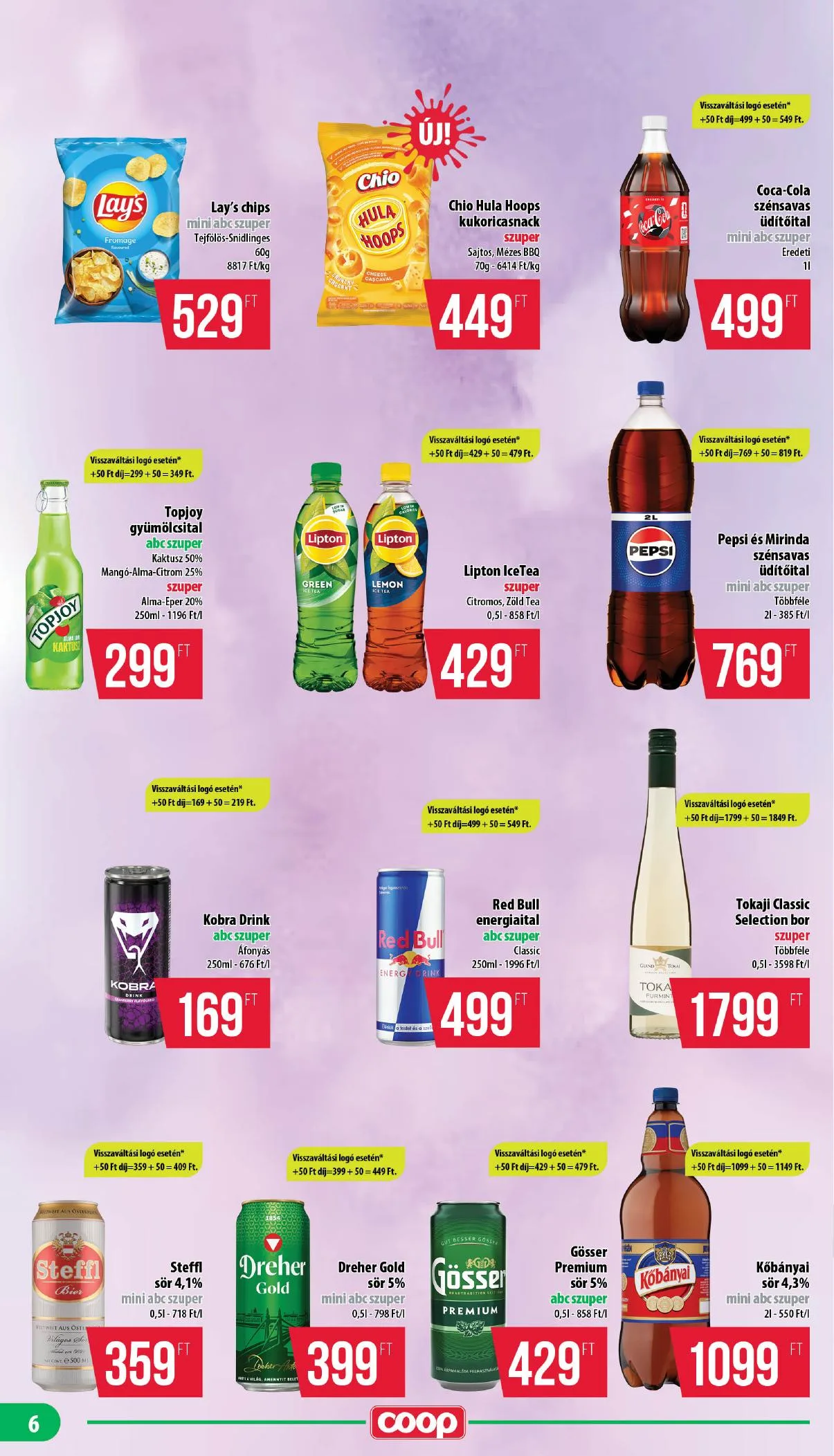 Coop akciós újság Nyírzem 05.21–06.03 – 6. oldal