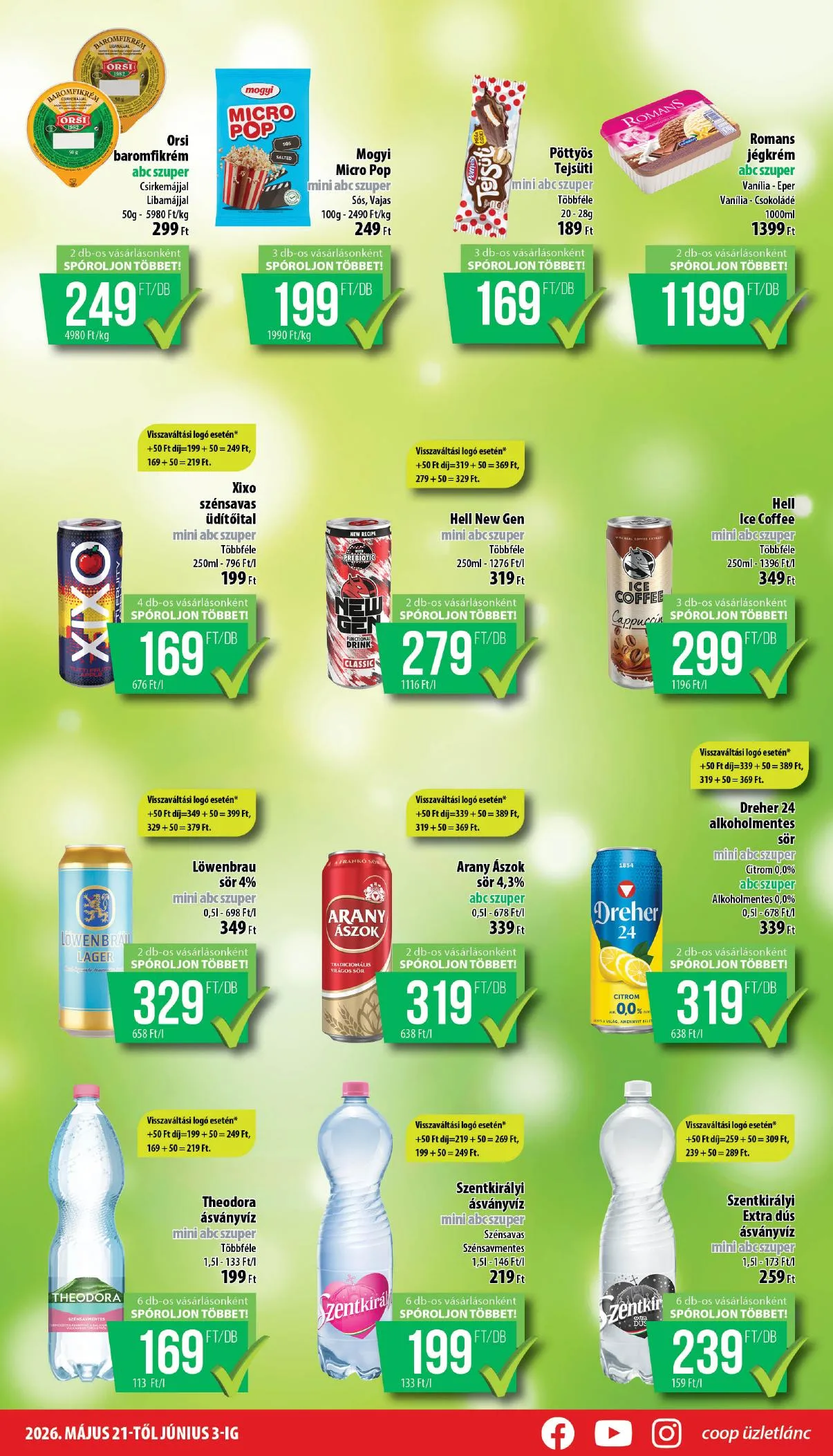 Coop akciós újság Nyírzem 05.21–06.03 – 8. oldal