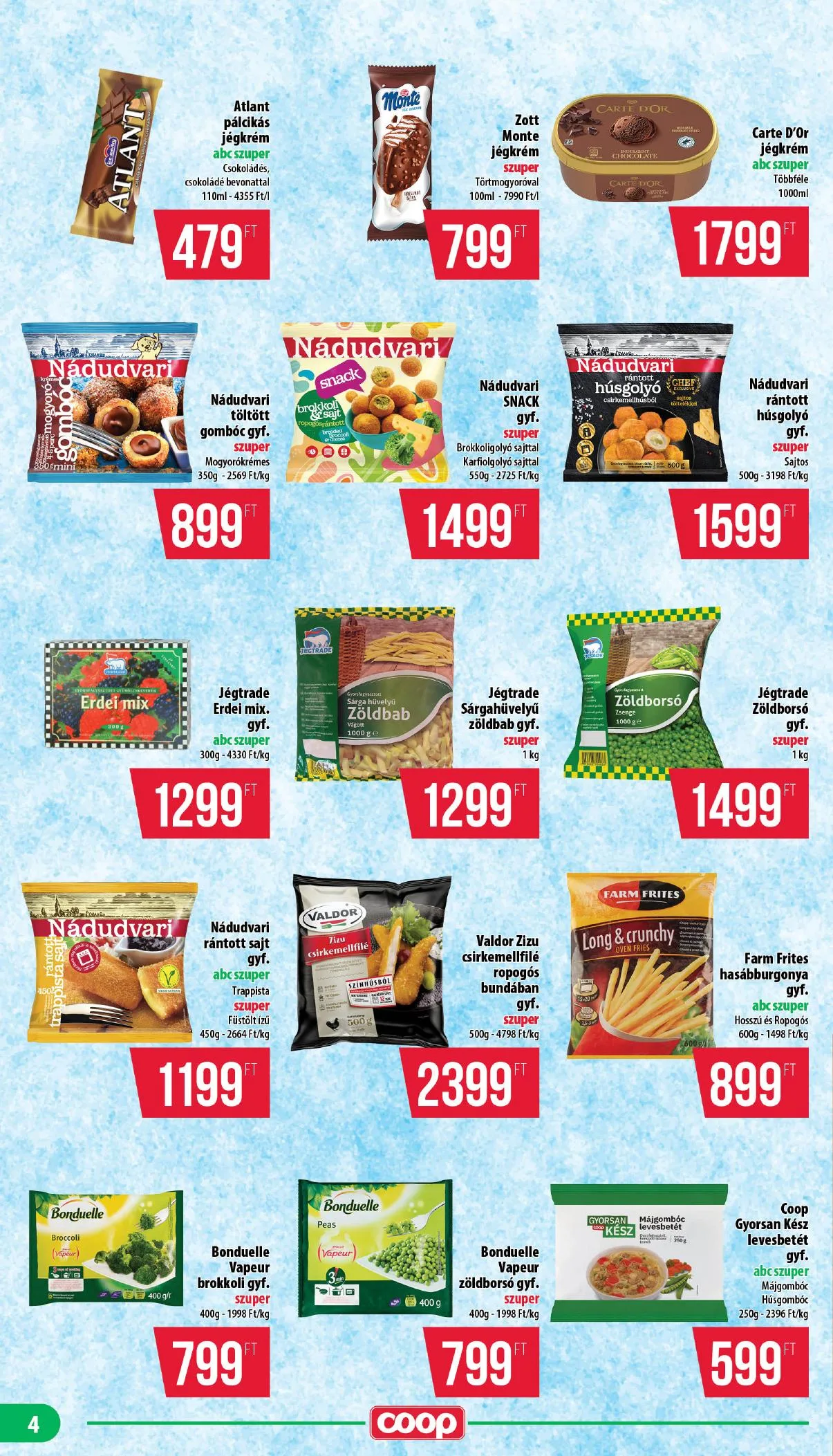 Coop akciós újság Nyírzem 06.18–06.24 – 4. oldal