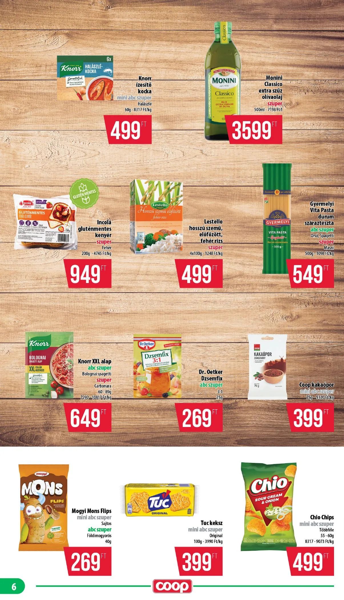 Coop akciós újság Nyírzem 06.18–06.24 – 6. oldal