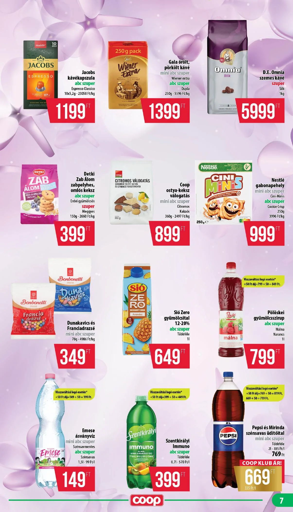 Coop akciós újság Nyírzem 06.18–06.24 – 7. oldal