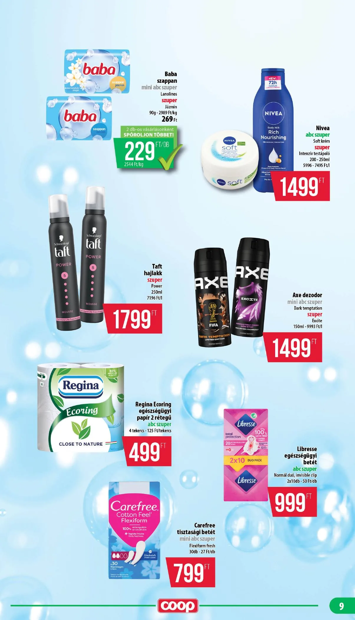 Coop akciós újság Nyírzem 06.18–06.24 – 9. oldal