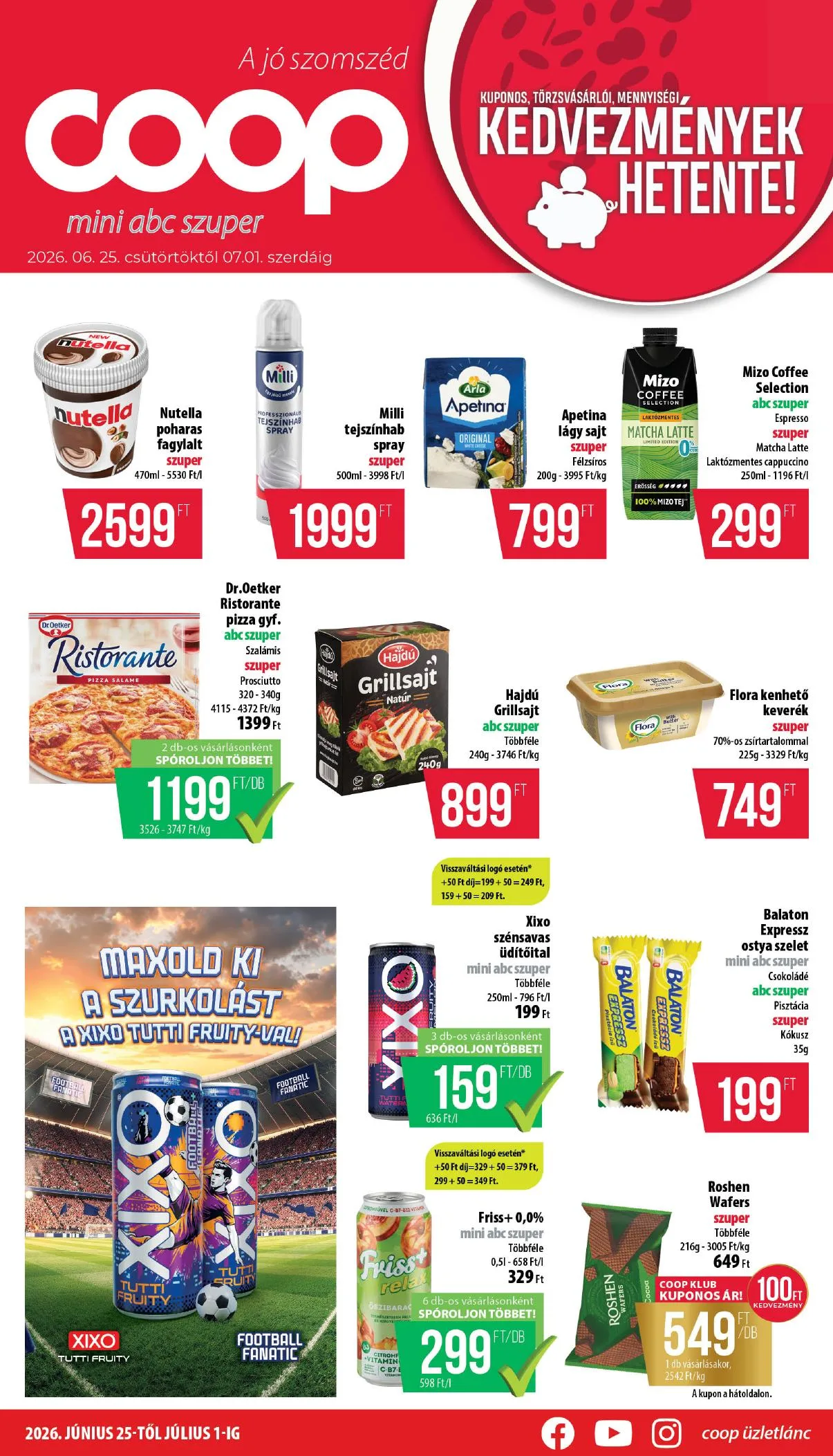 Coop akciós újság Nyírzem 06.25–07.01