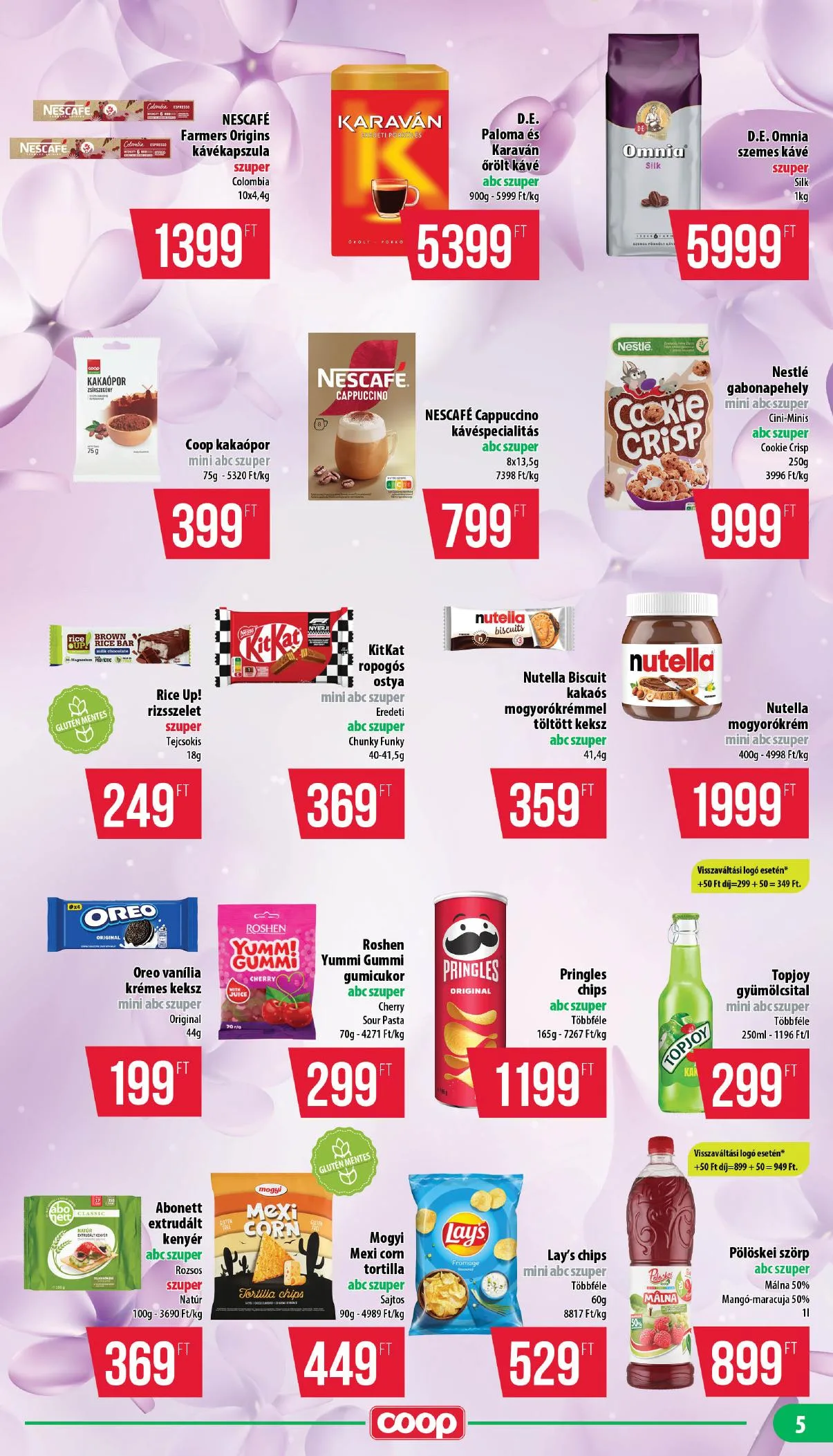 Coop akciós újság Nyírzem 06.25–07.01 – 5. oldal