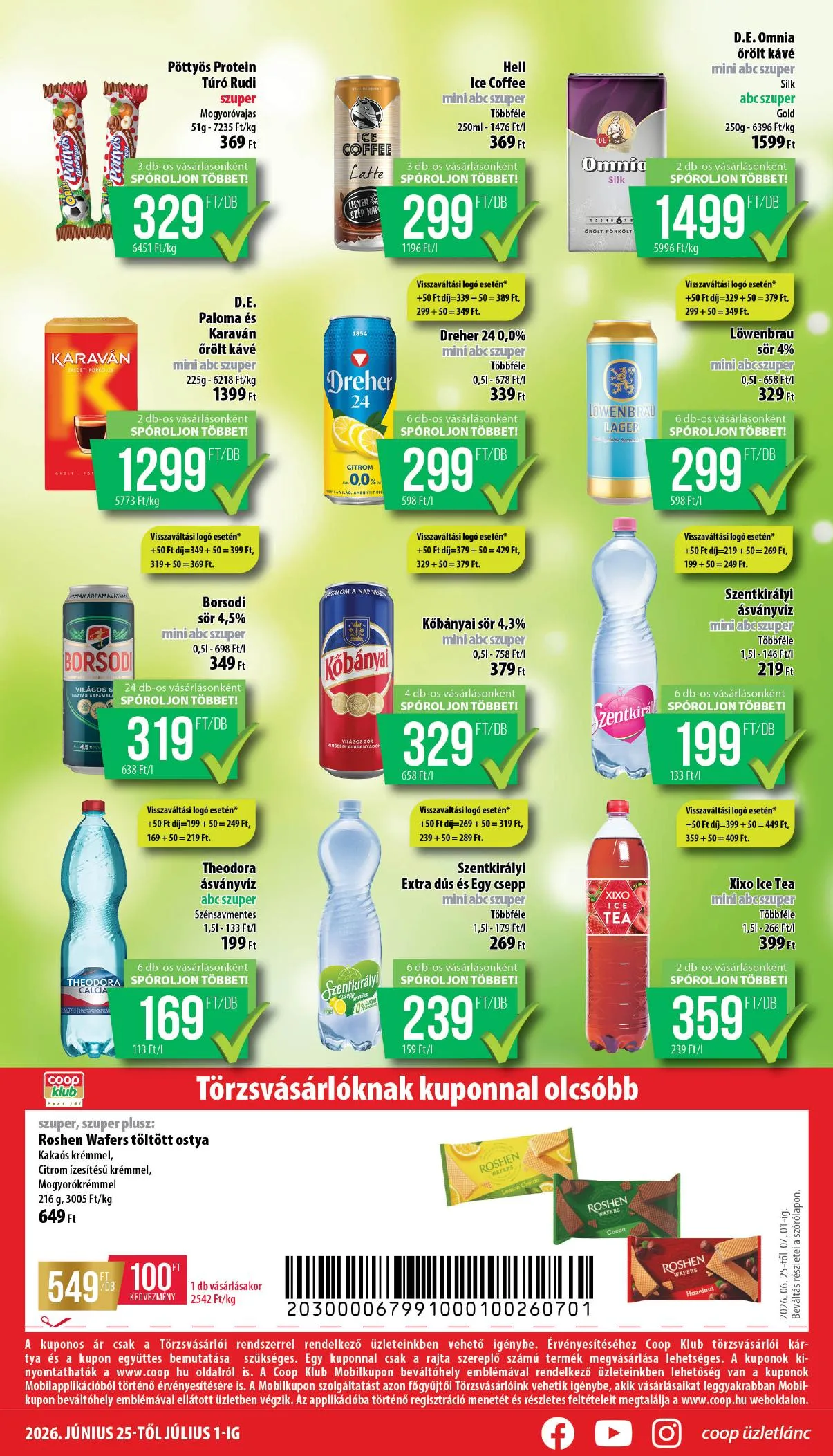 Coop akciós újság Nyírzem 06.25–07.01 – 8. oldal