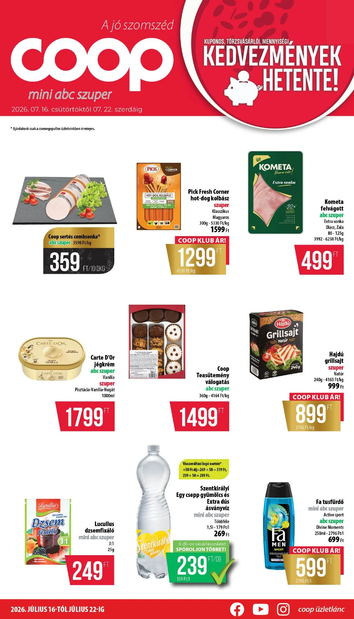Coop akciós újság Nyírzem 07.16–07.22