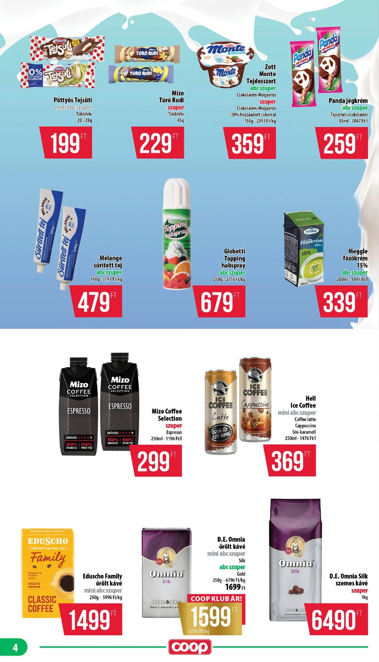 Coop akciós újság Nyírzem 07.16–07.22 – 4. oldal