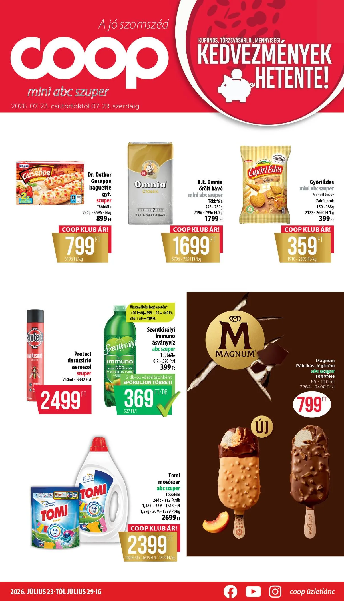 Coop akciós újság Nyírzem 07.23–07.29