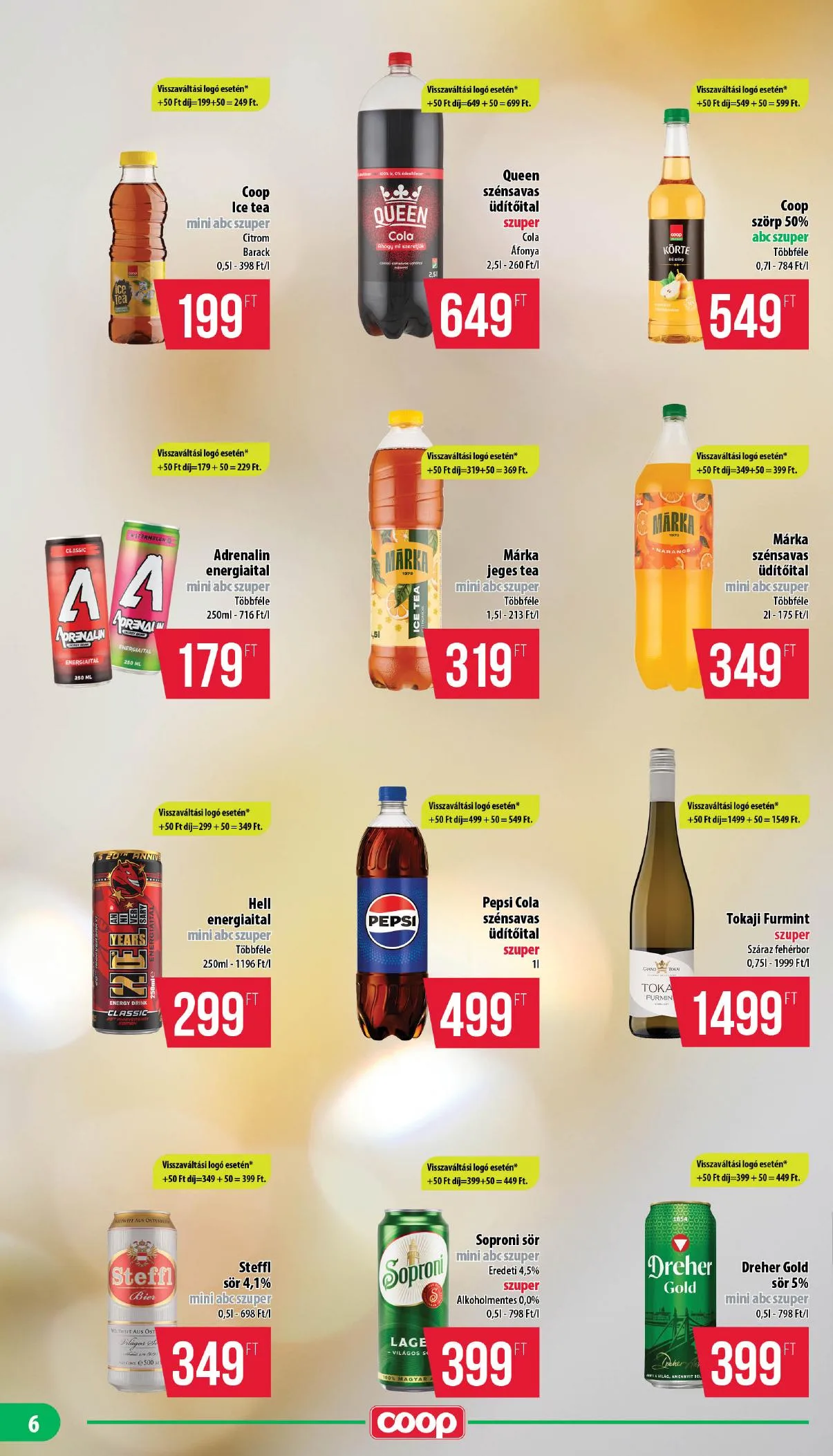 Coop akciós újság Nyírzem 07.23–07.29 – 6. oldal